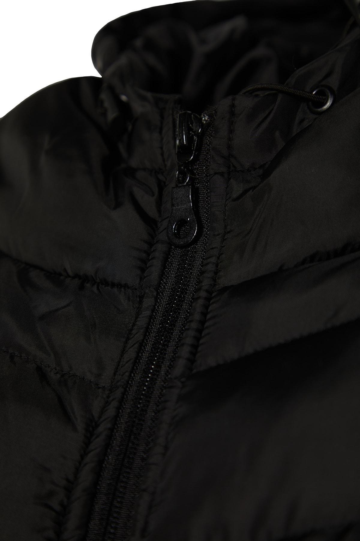 Black Puffer Jacket, , large image number 7