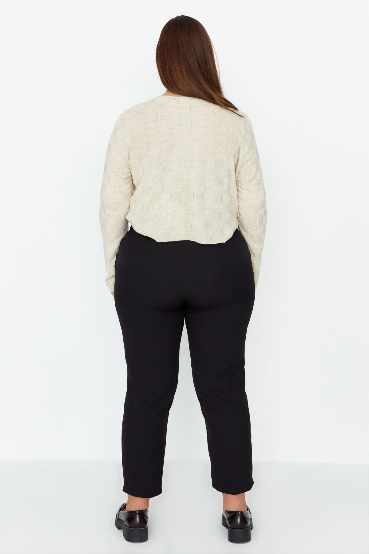 Trendyol - Black Carrot Plus Size Pants