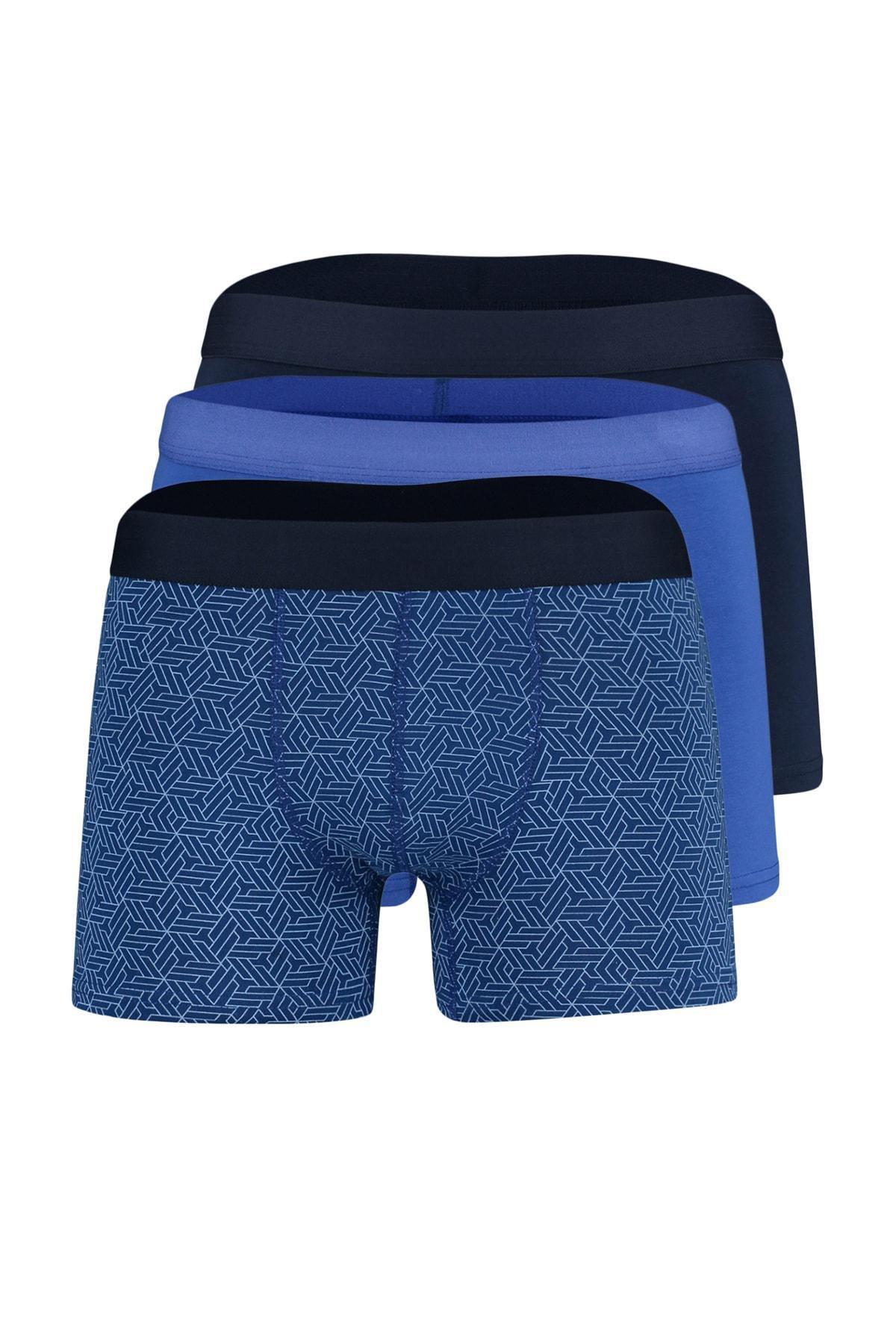 Trendyol Multicolour Boxer Shorts , Set Of 3