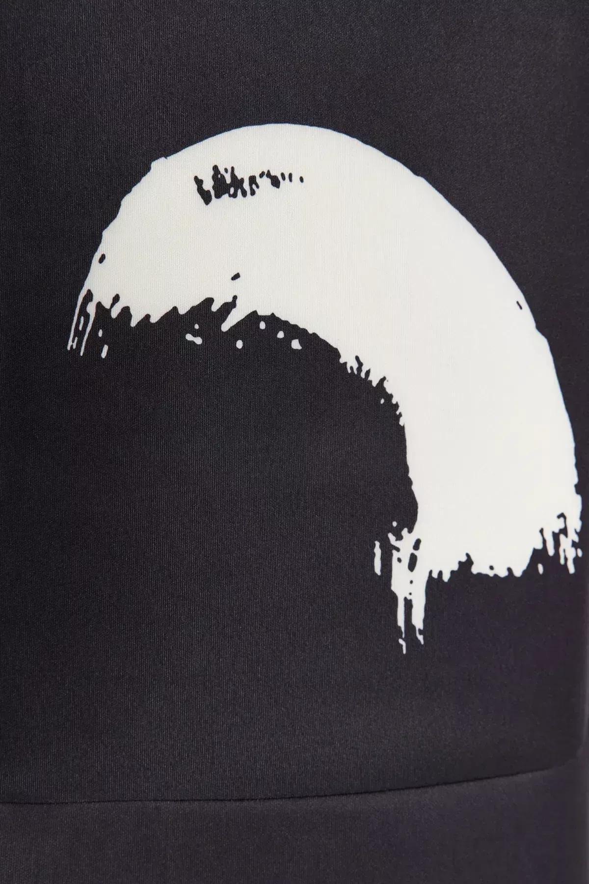 Black Graphic Sweatshirt, Black, large image number 4