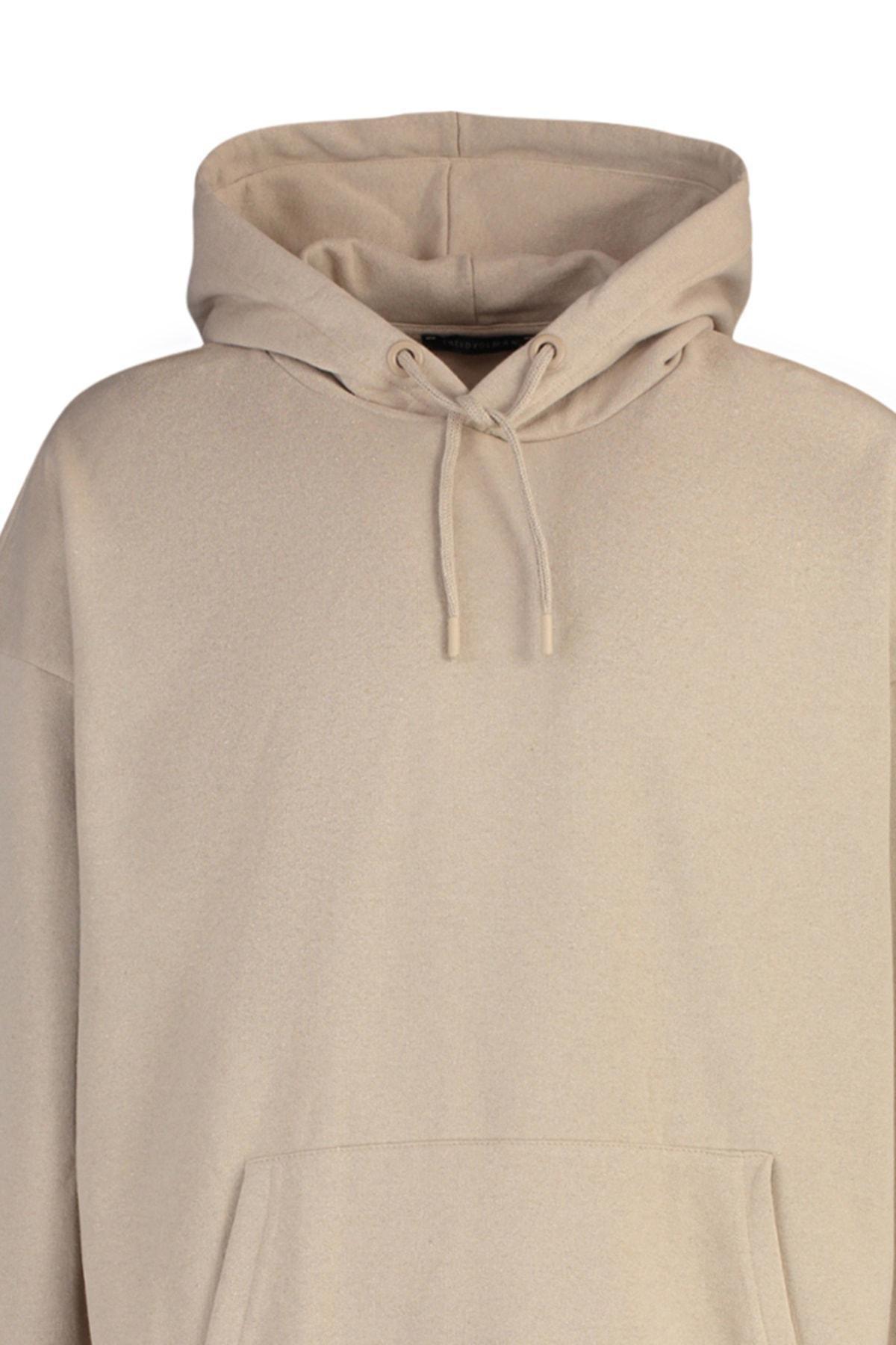 Beige Oversize Sweater, , large image number 7