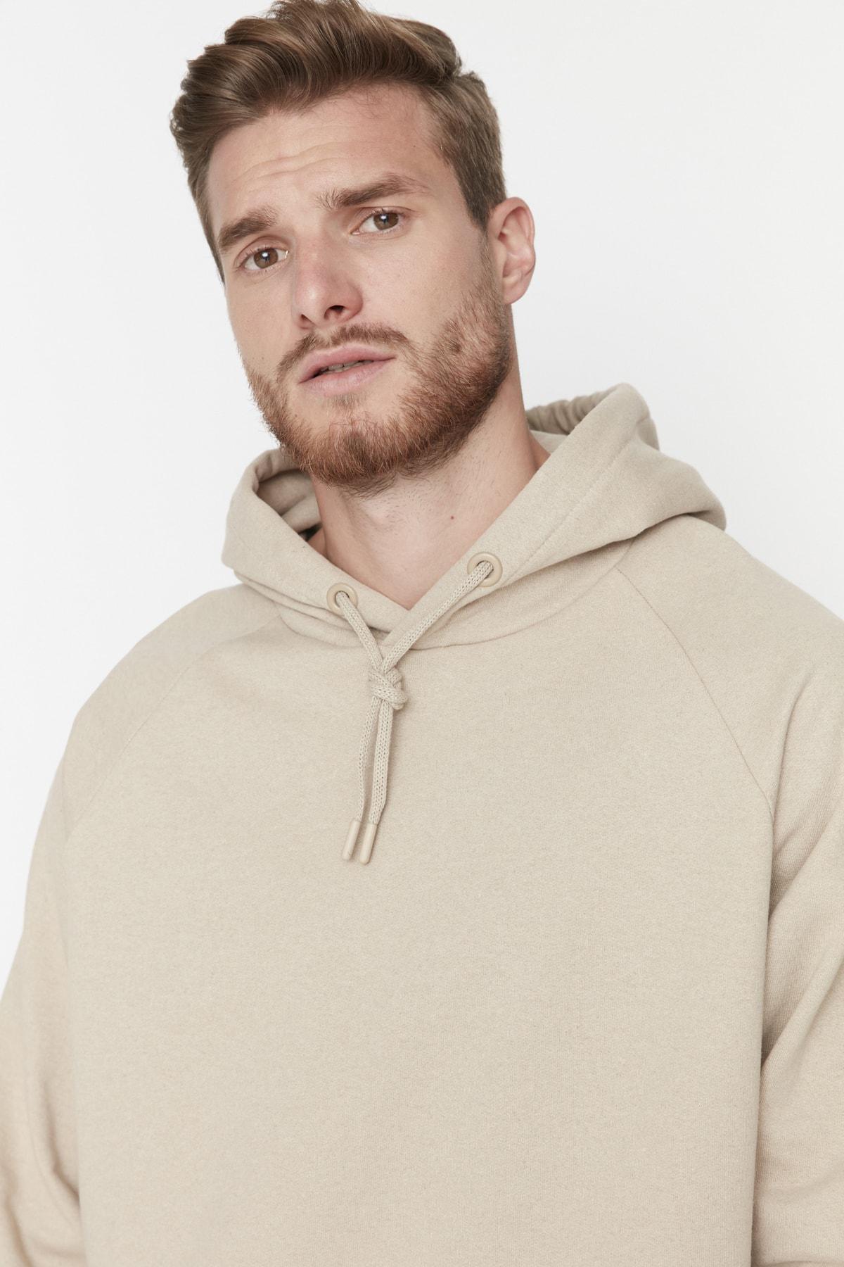 Beige Oversize Sweater, , large image number 2