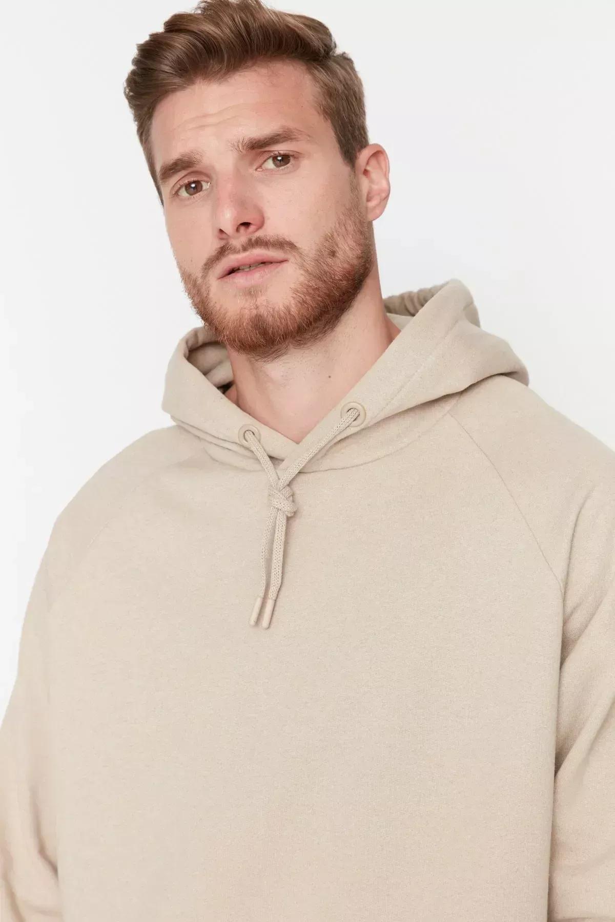Beige Oversize Sweater, , large image number 2