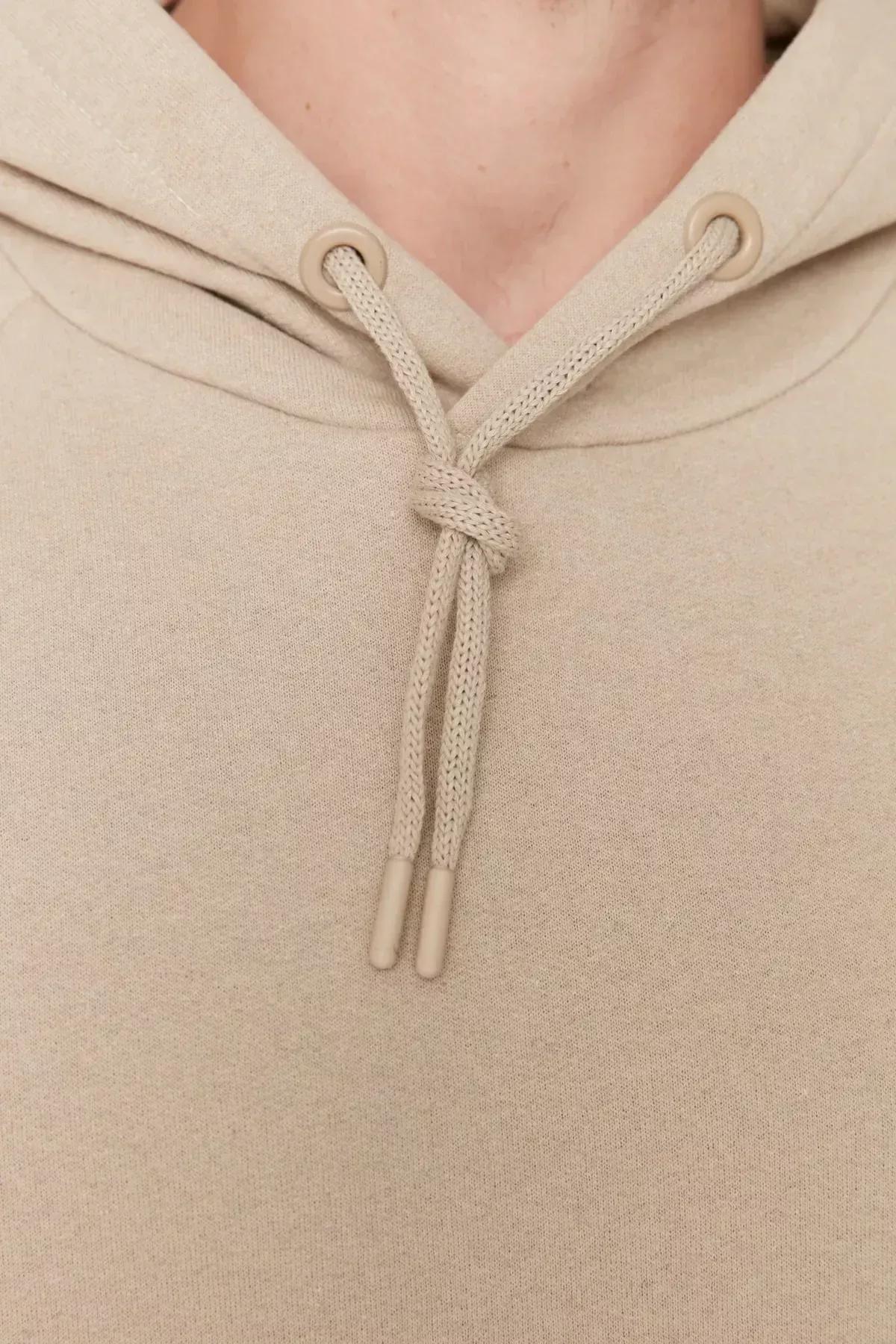 Beige Oversize Sweater, , large image number 3