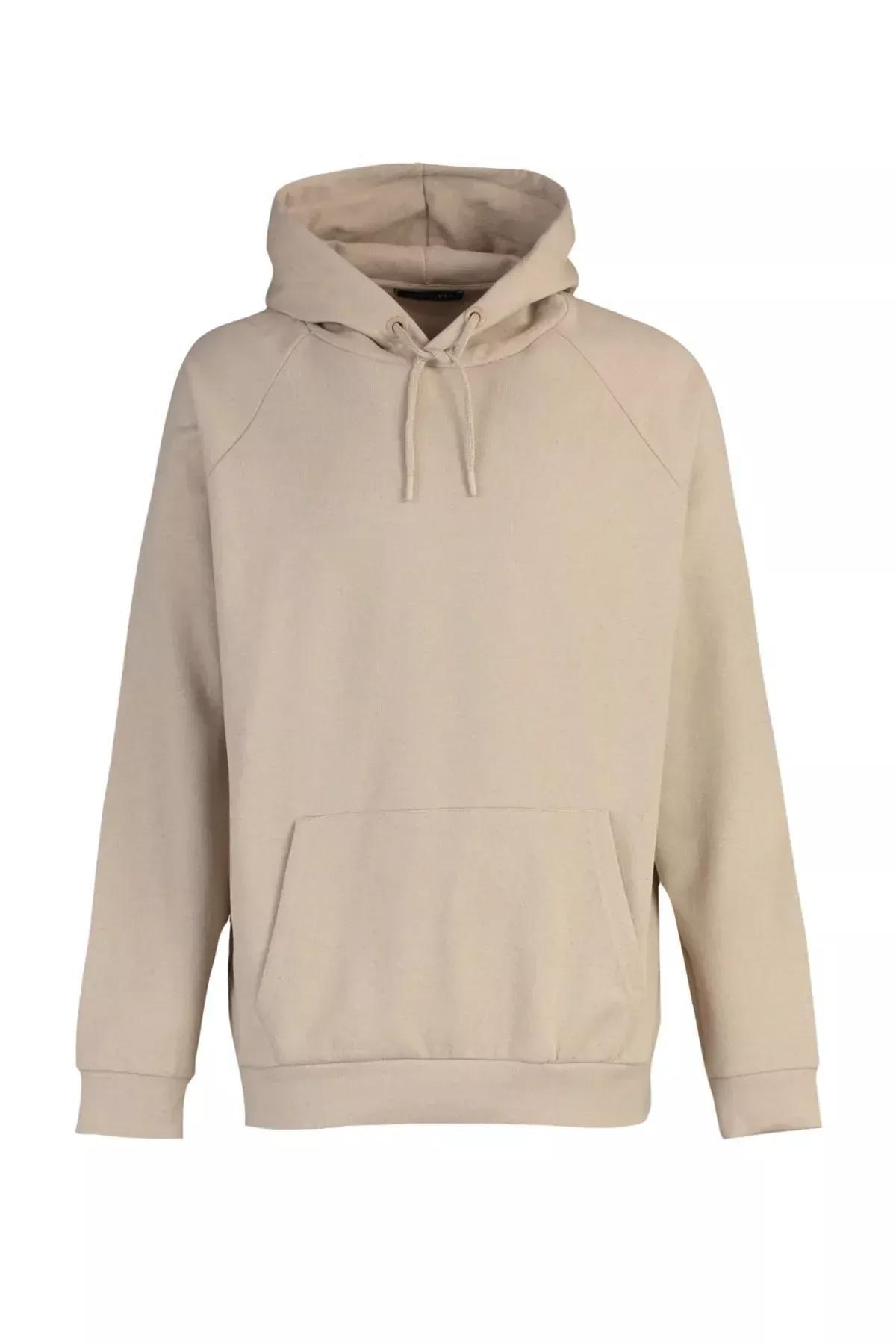 Beige Oversize Sweater, , large image number 5