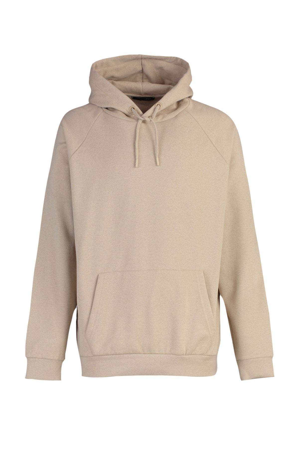 Beige Oversize Sweater, , large image number 5