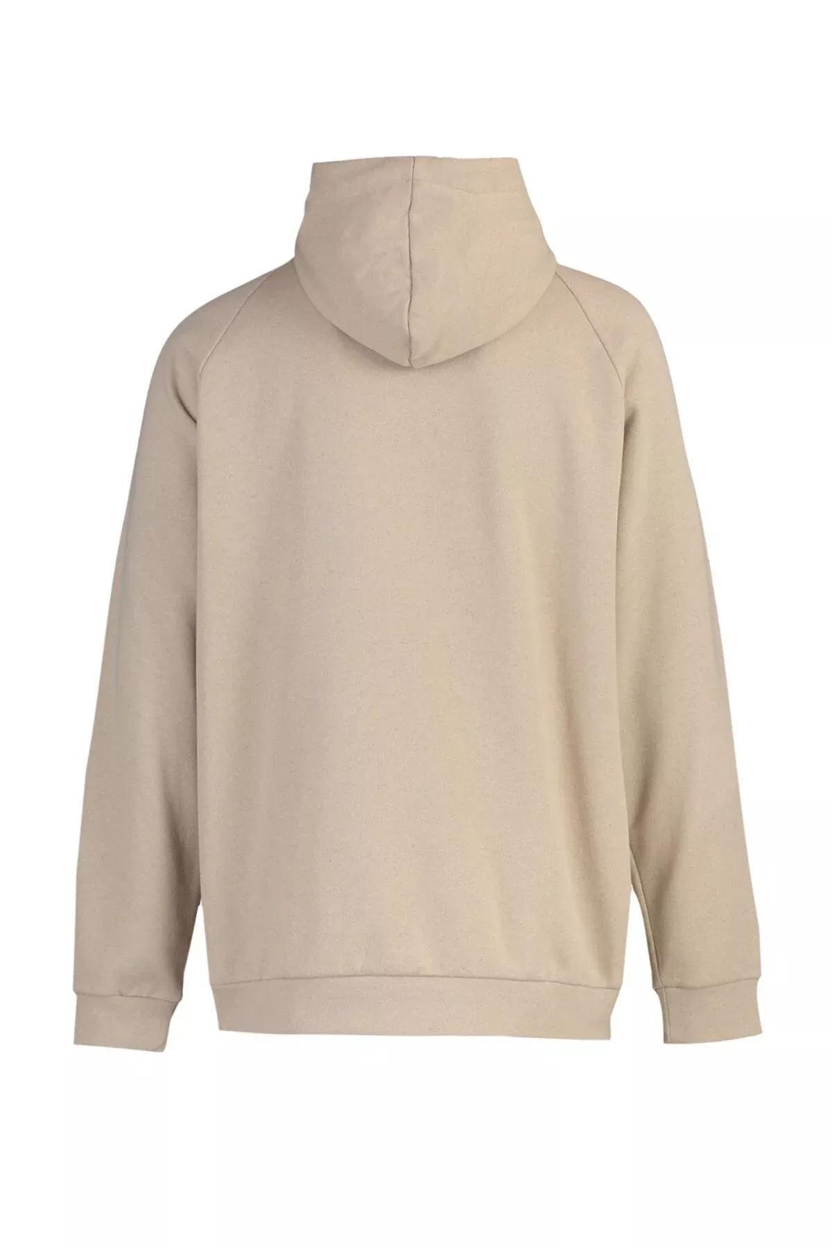 Beige Oversize Sweater, , large image number 6