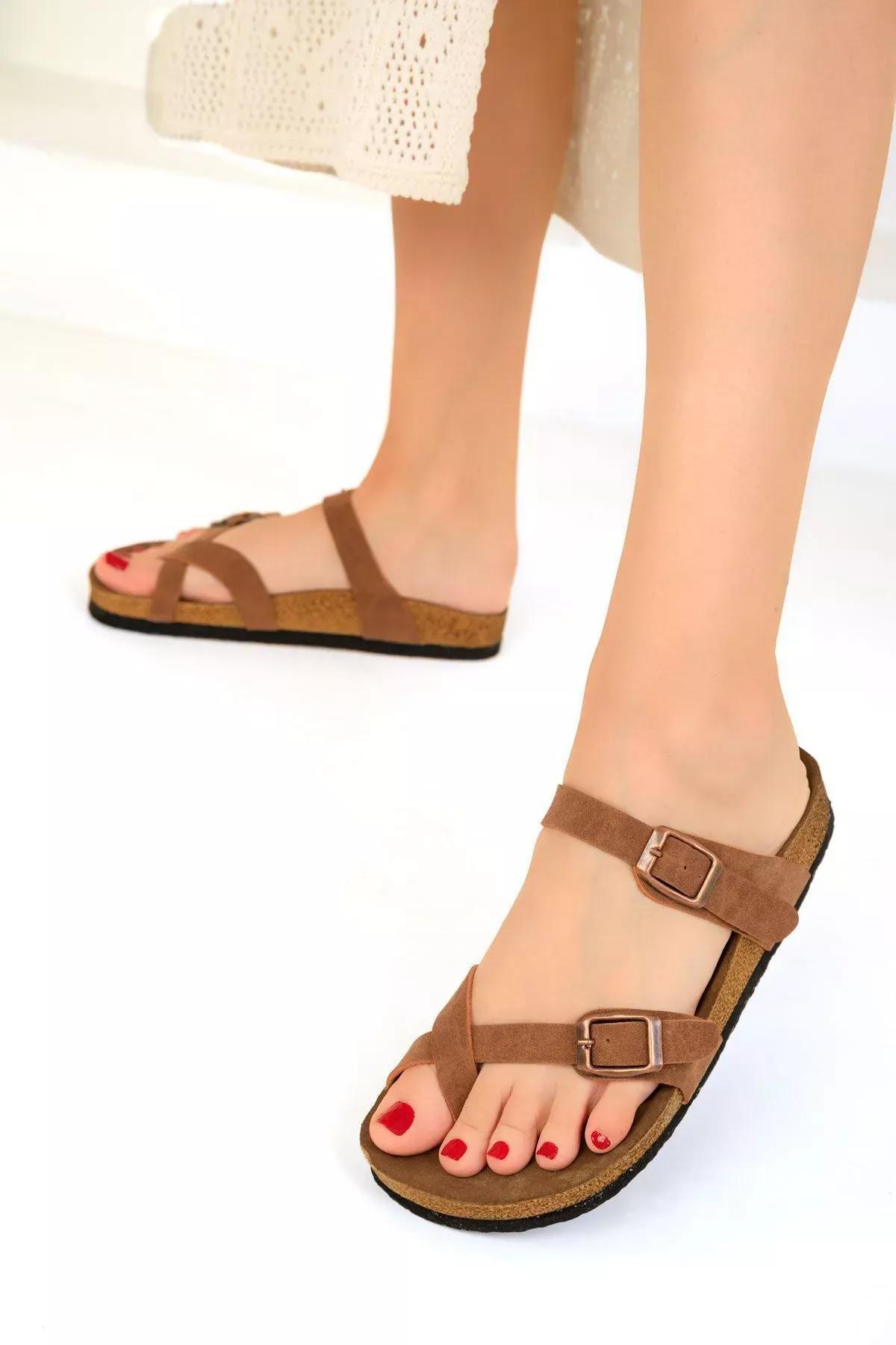 Black Flat Slippers, , large image number 2