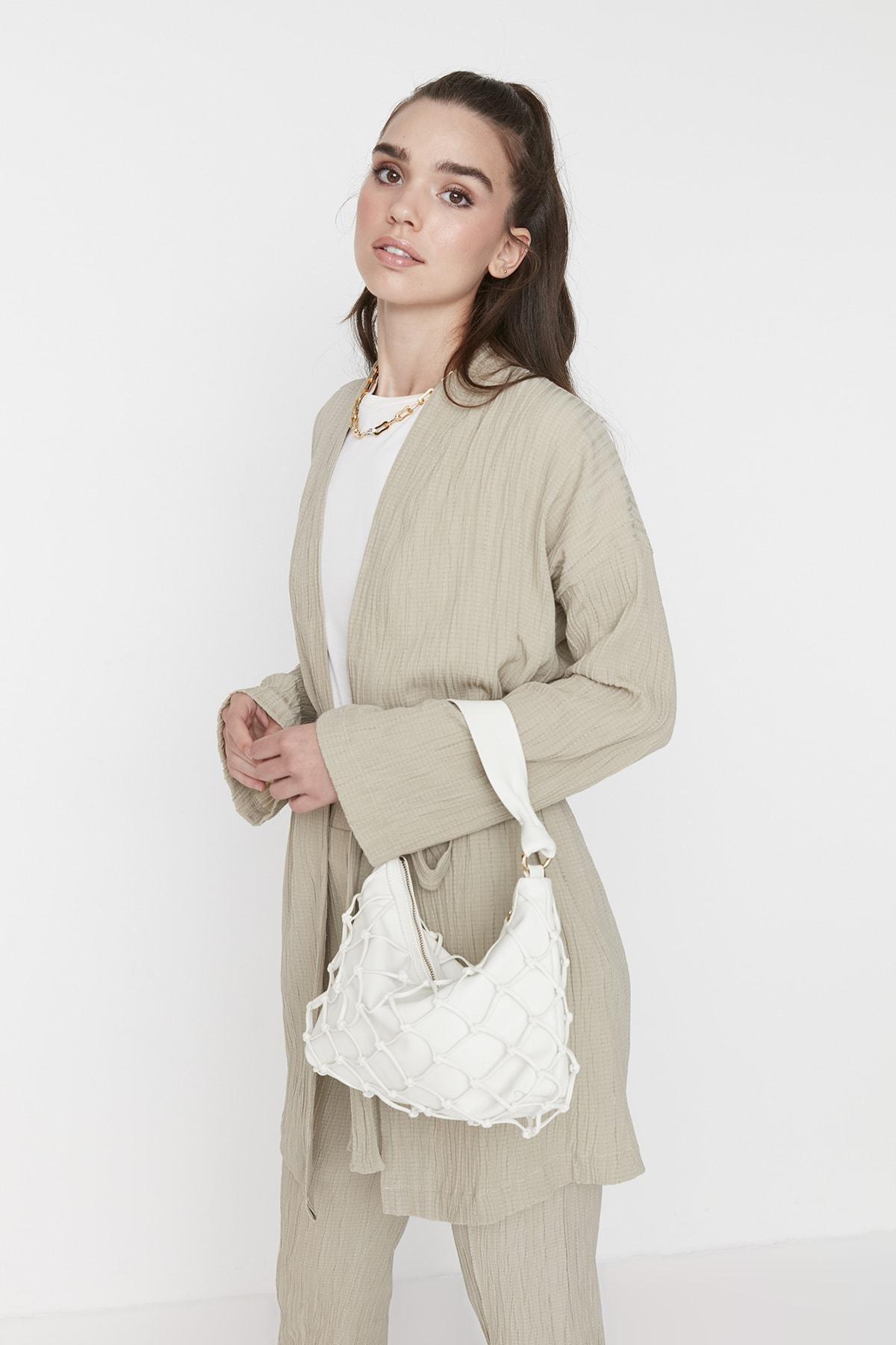 Beige Double-Breasted Co-Ord Set, , large image number 3