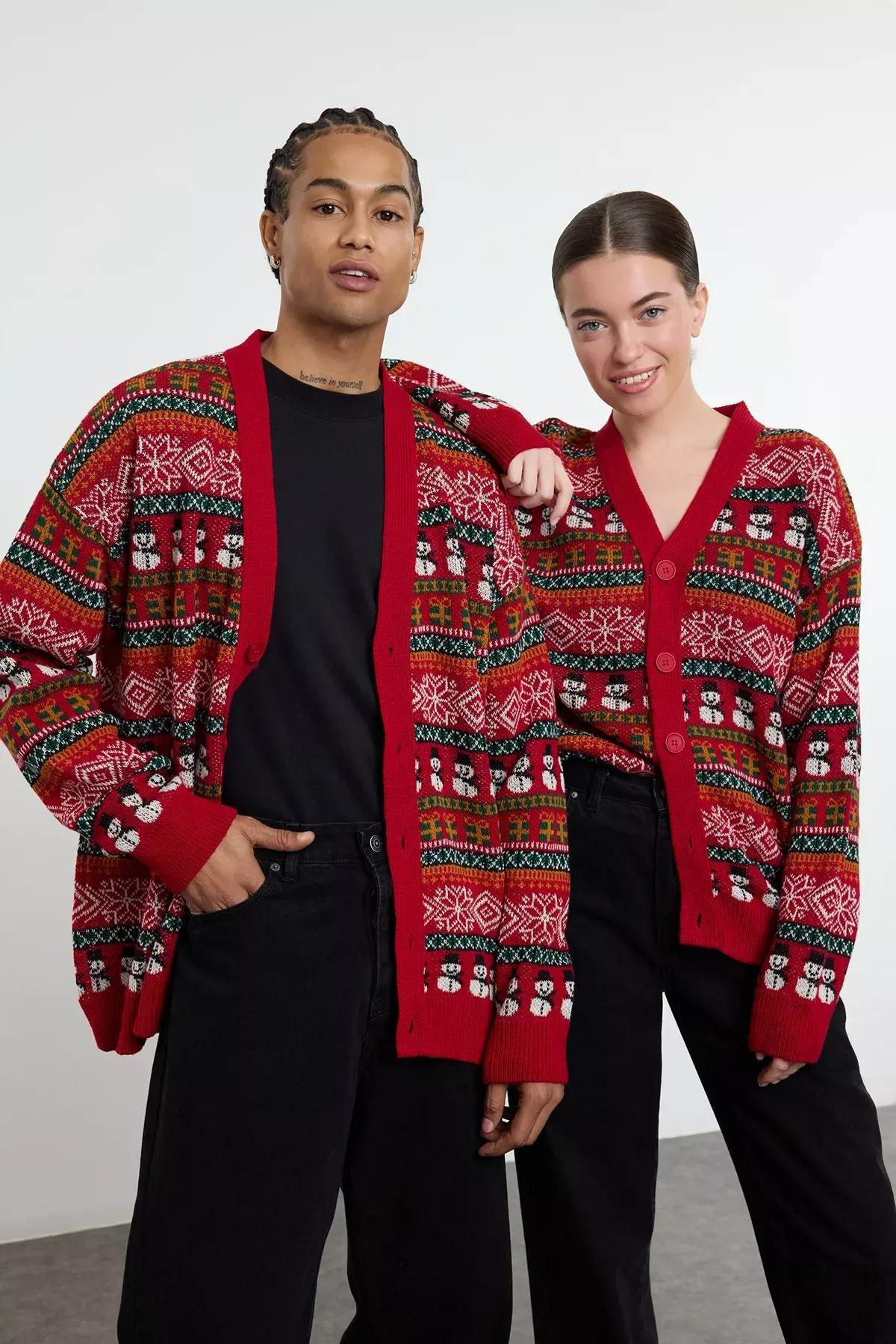 Multicolour V-Neck Cardigan, , large image number 0