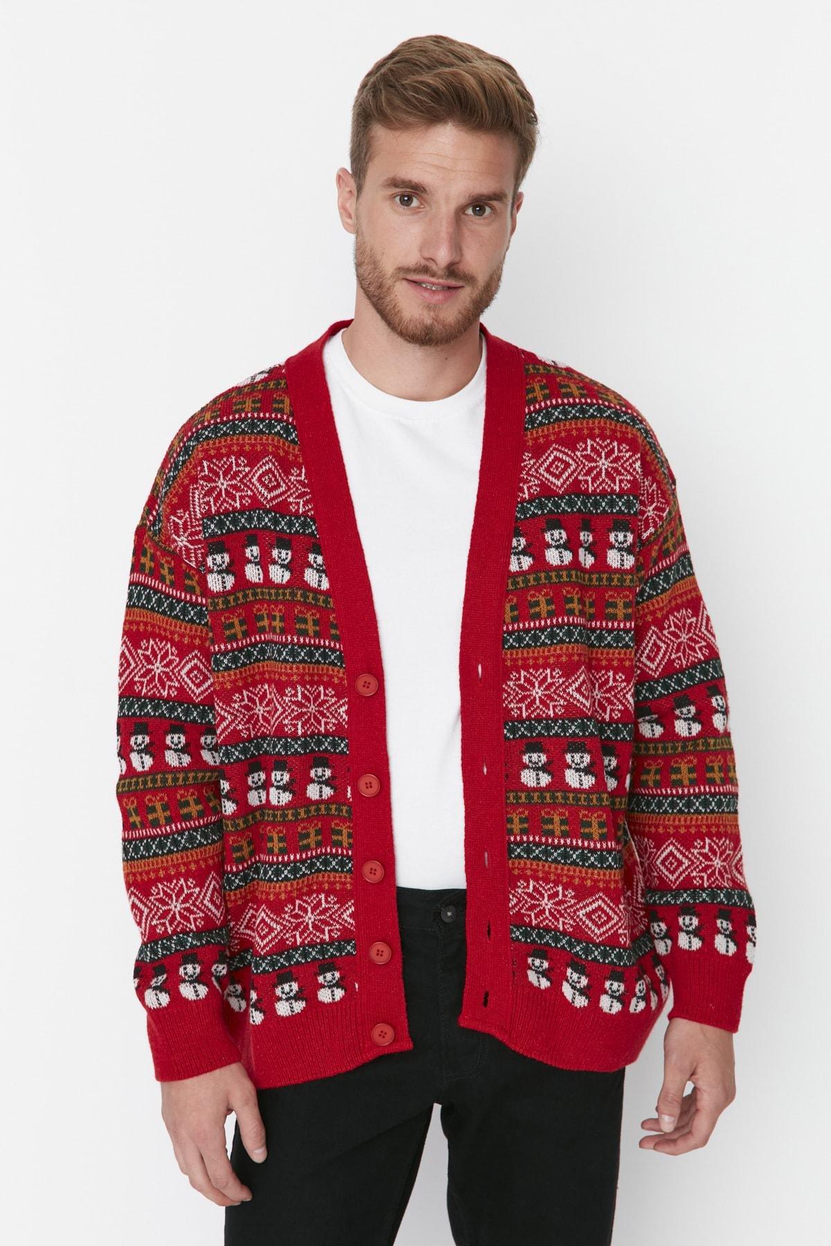 Multicolour V-Neck Cardigan, , large image number 1