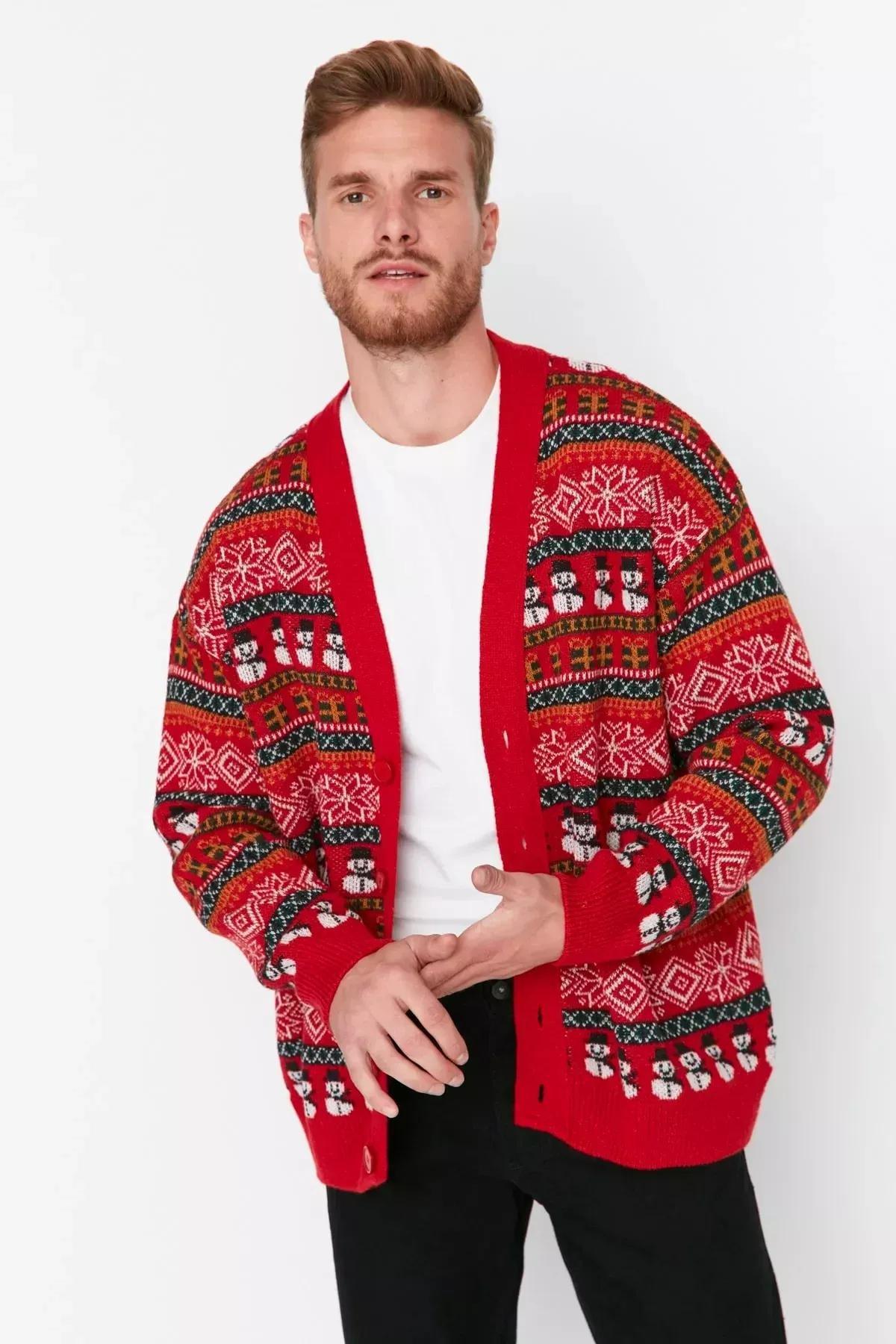 Multicolour V-Neck Cardigan, , large image number 1