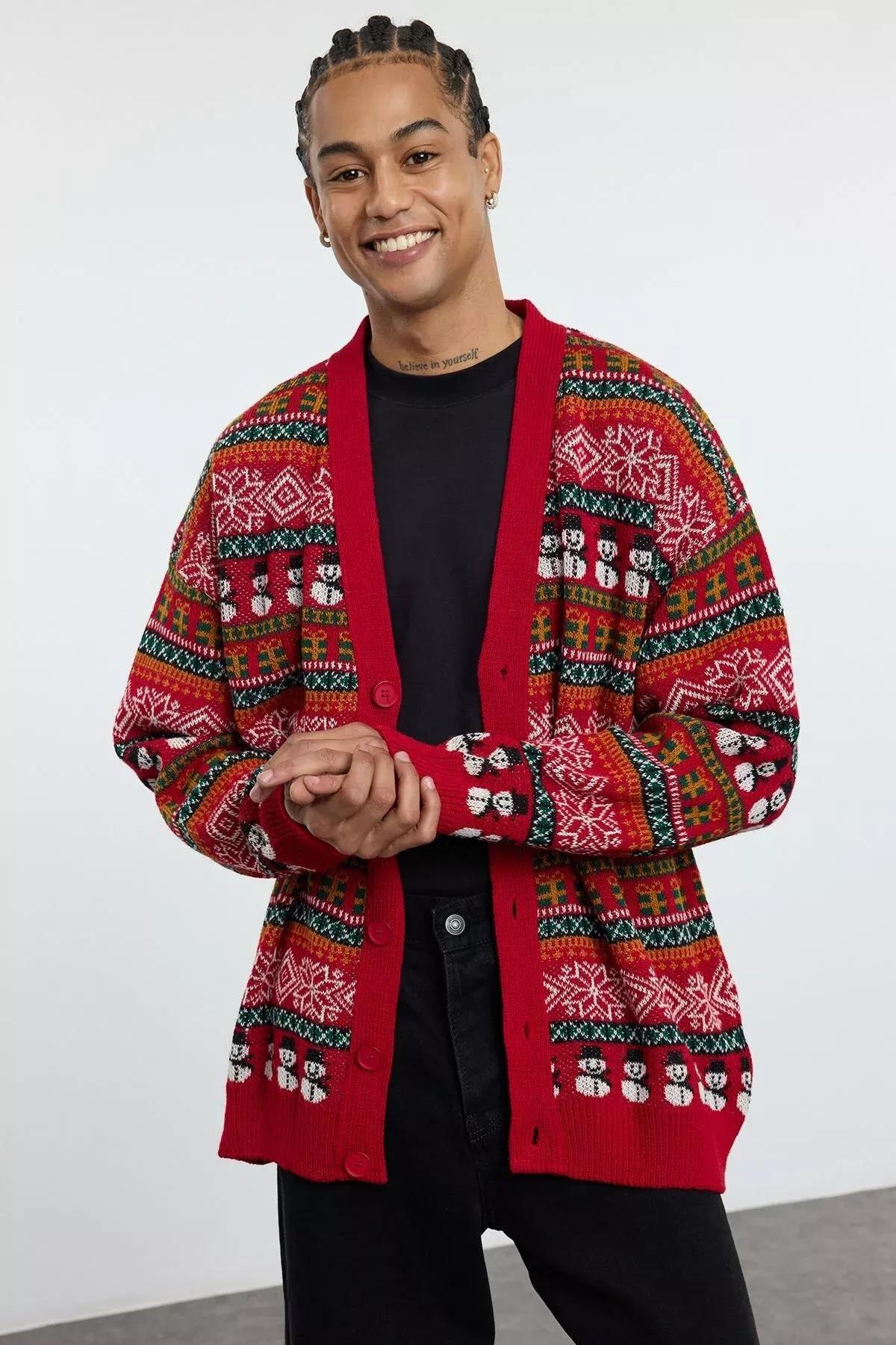 Multicolour V-Neck Cardigan, , large image number 2