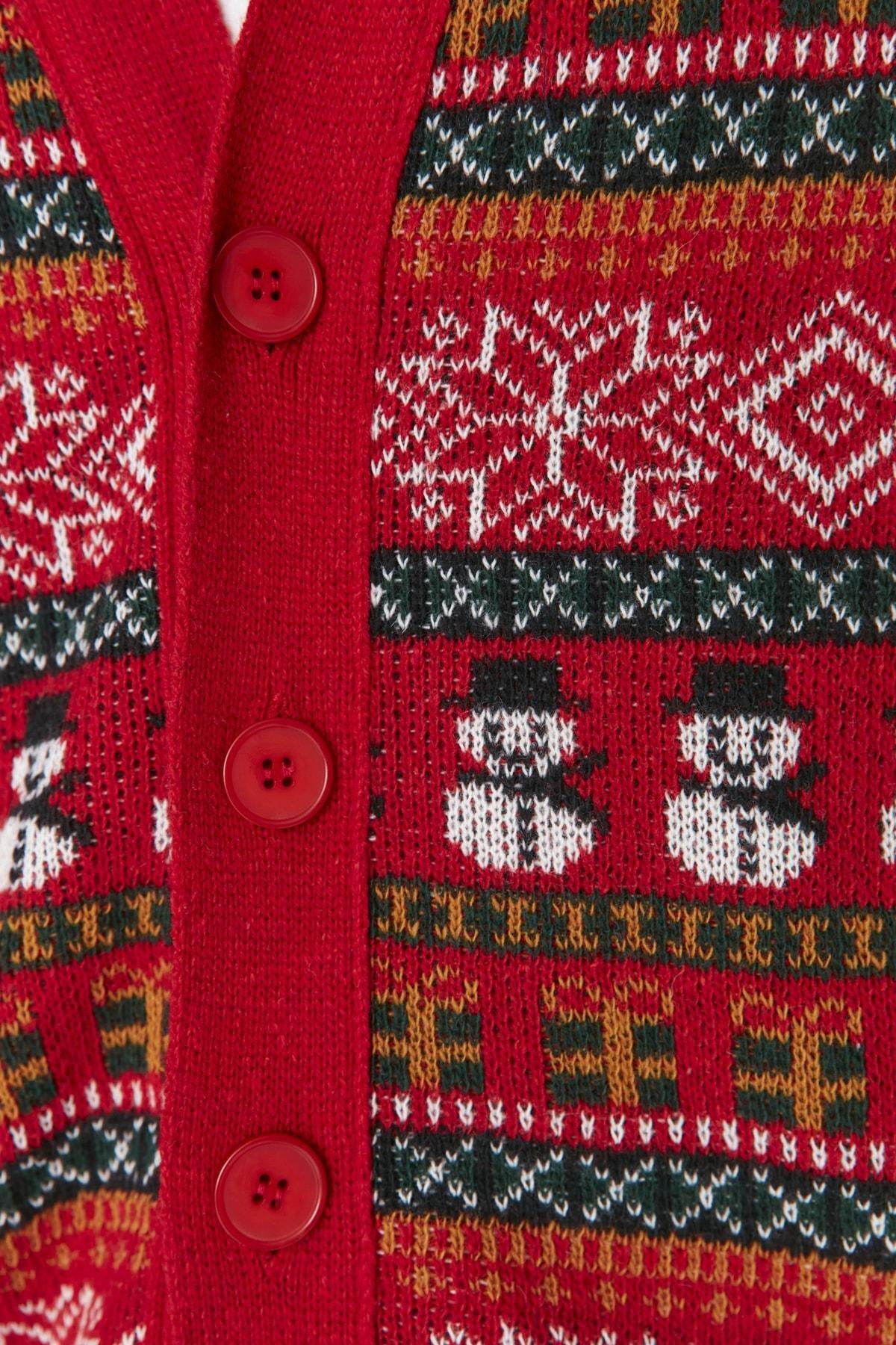 Multicolour V-Neck Cardigan, , large image number 3