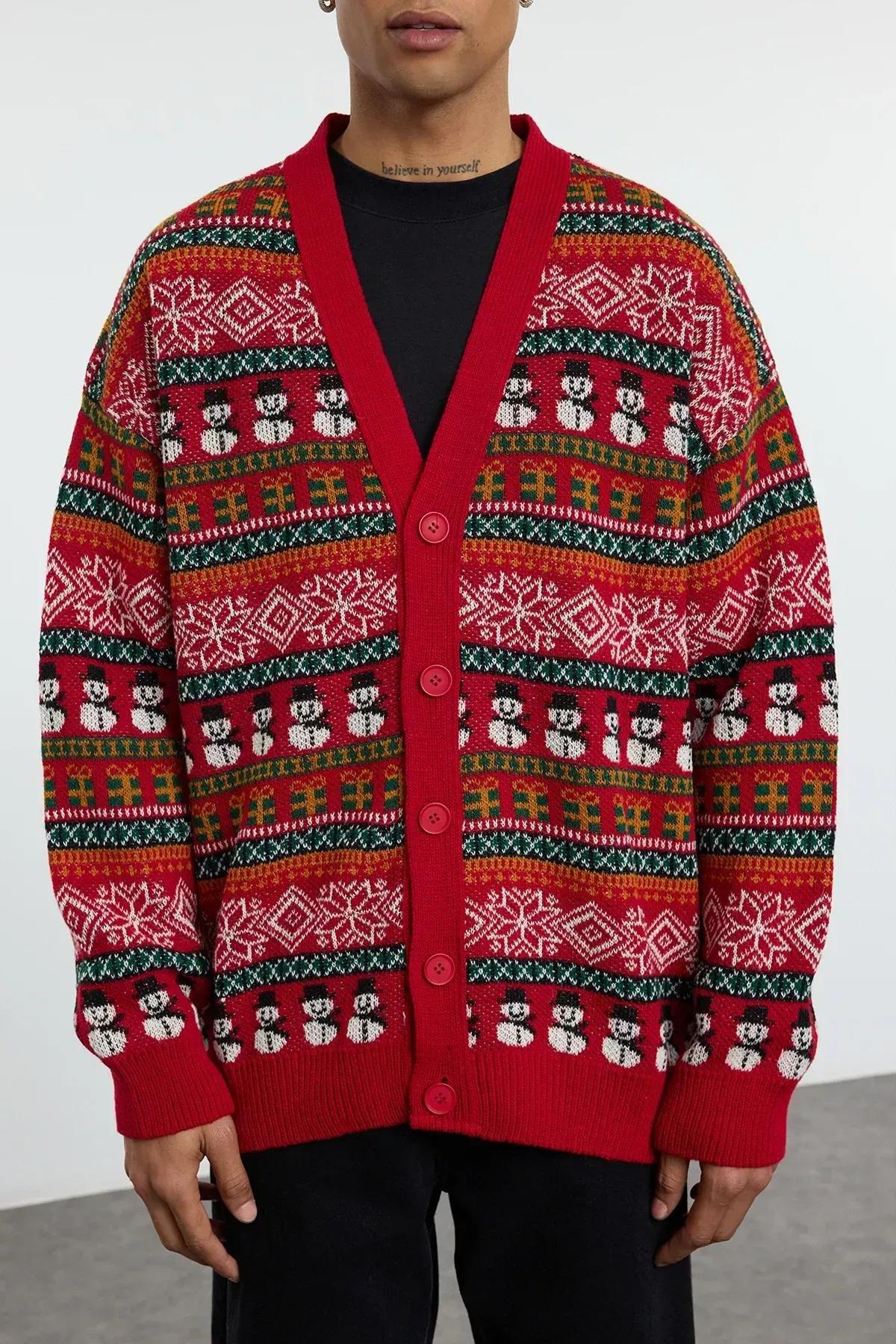 Multicolour V-Neck Cardigan, , large image number 3