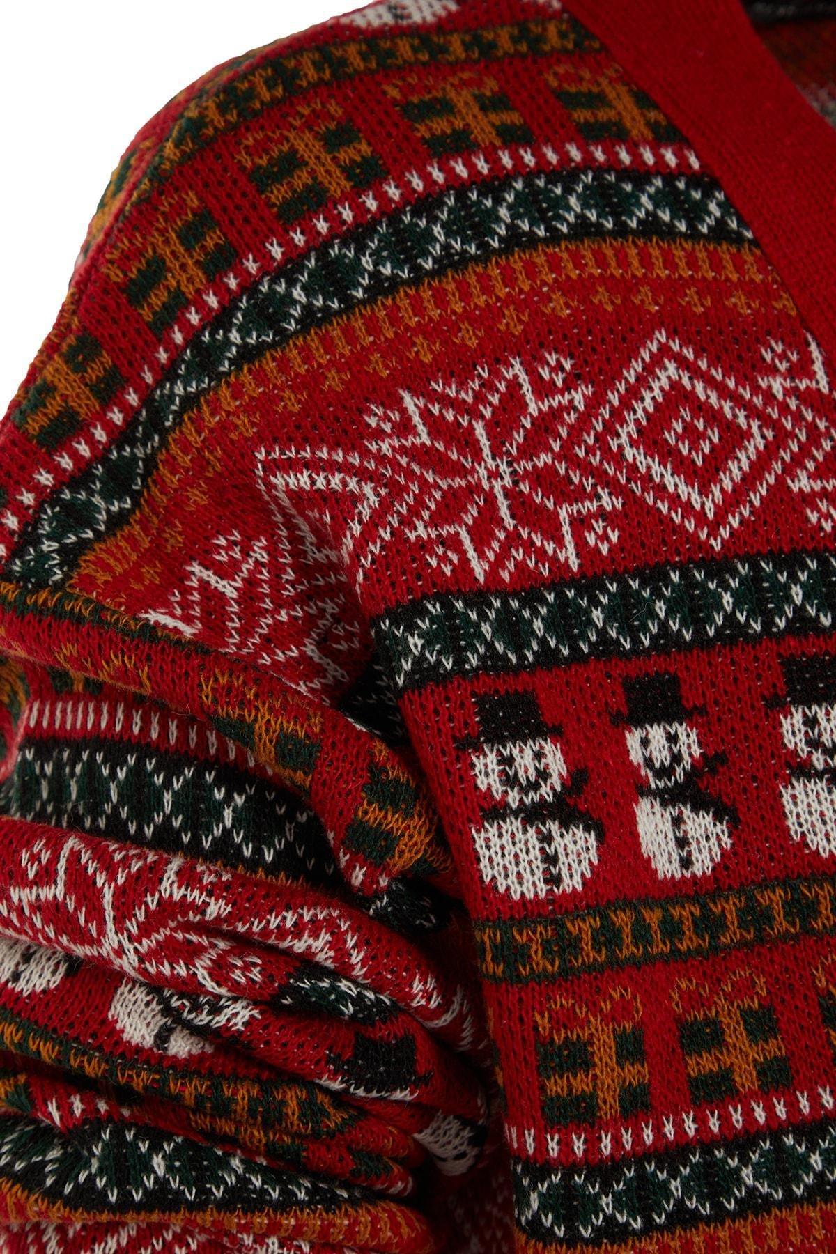 Multicolour V-Neck Cardigan, , large image number 6