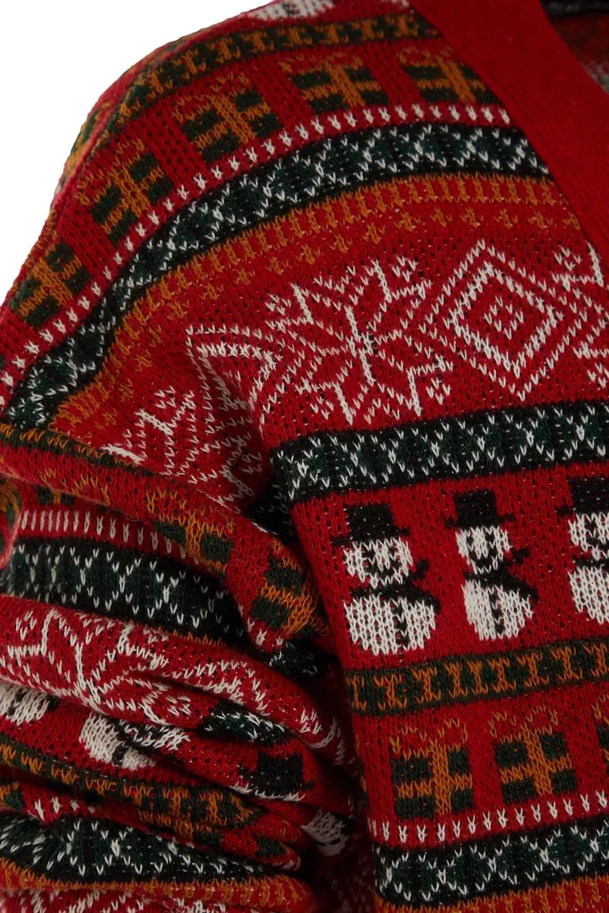 Multicolour V-Neck Cardigan, , large image number 10