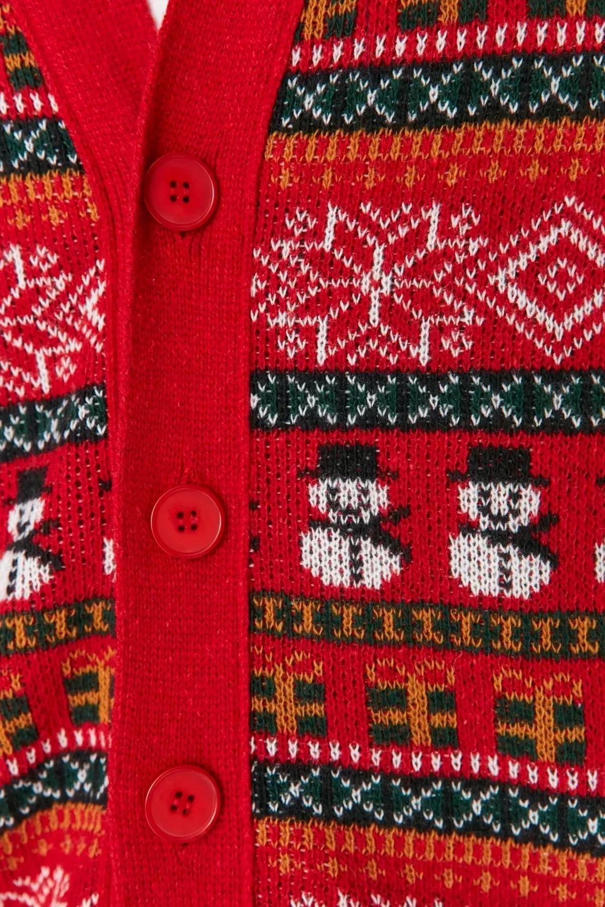 Multicolour V-Neck Cardigan, , large image number 14
