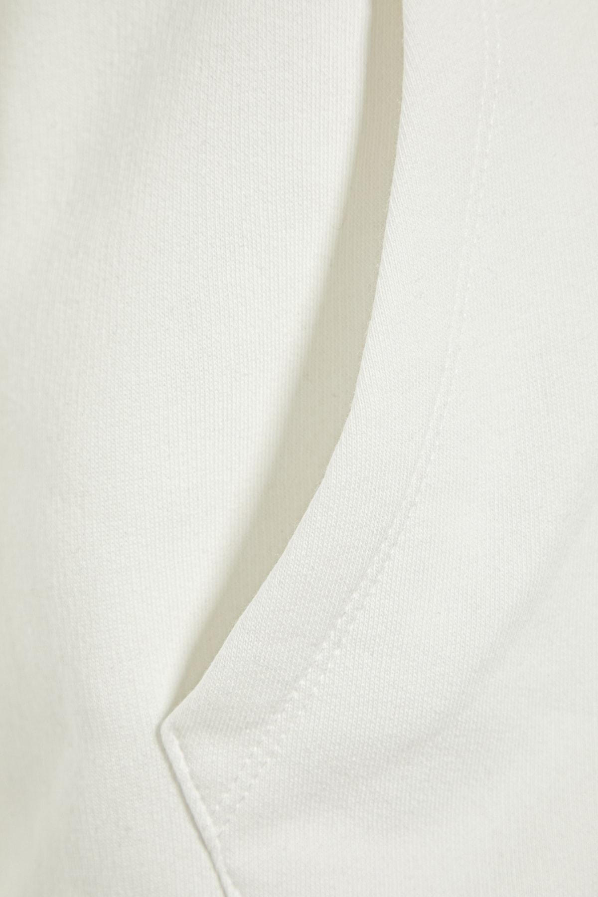 White Print Hooded Sweatshirt, , large image number 7