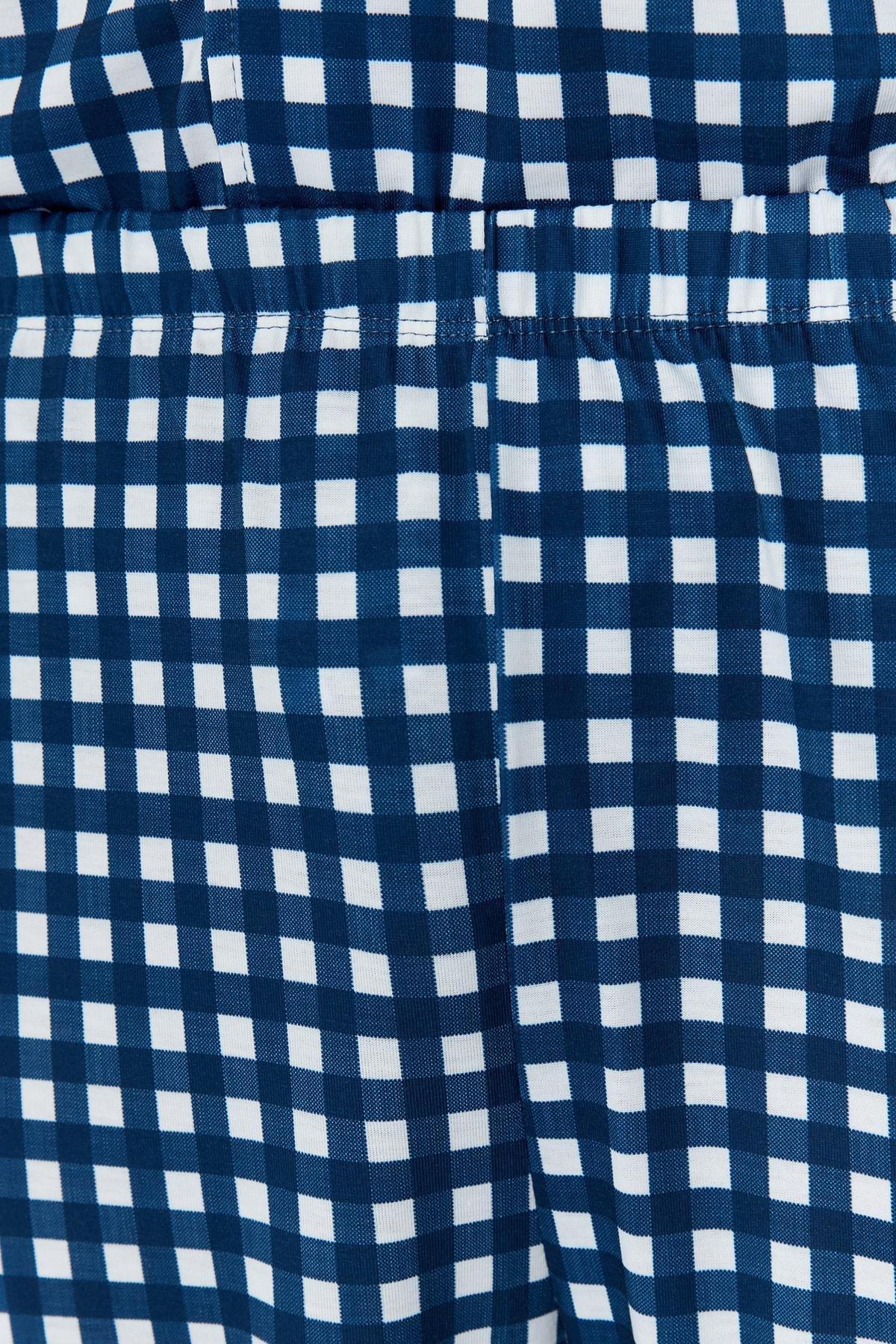 Blue Plaid Pajama Set, , large image number 6