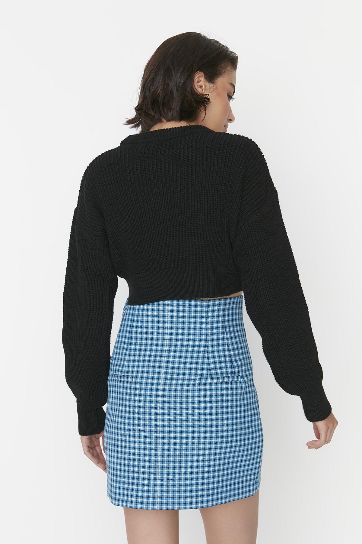 Black Crew Neck Sweater, , large image number 4