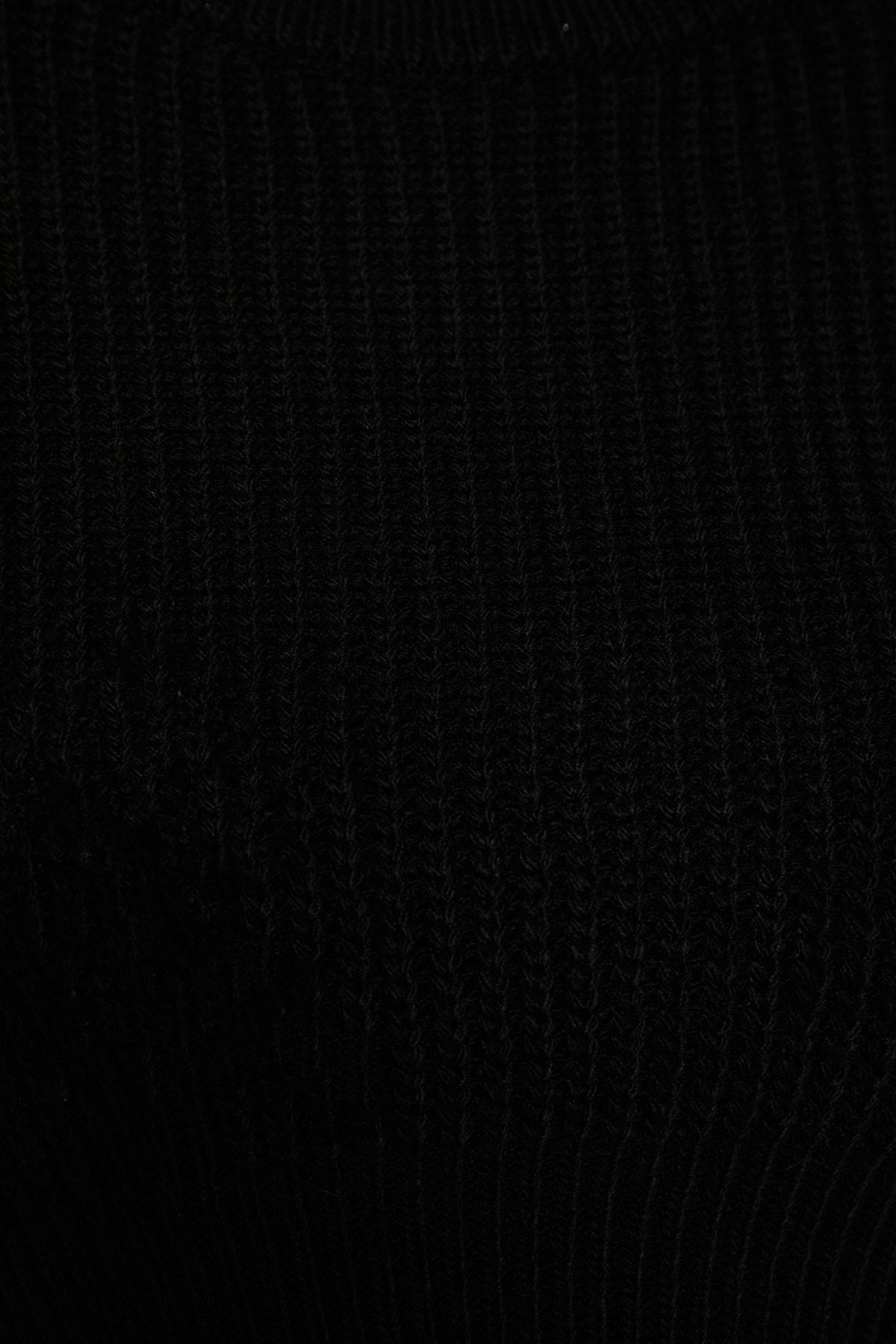 Black Crew Neck Sweater, , large image number 6