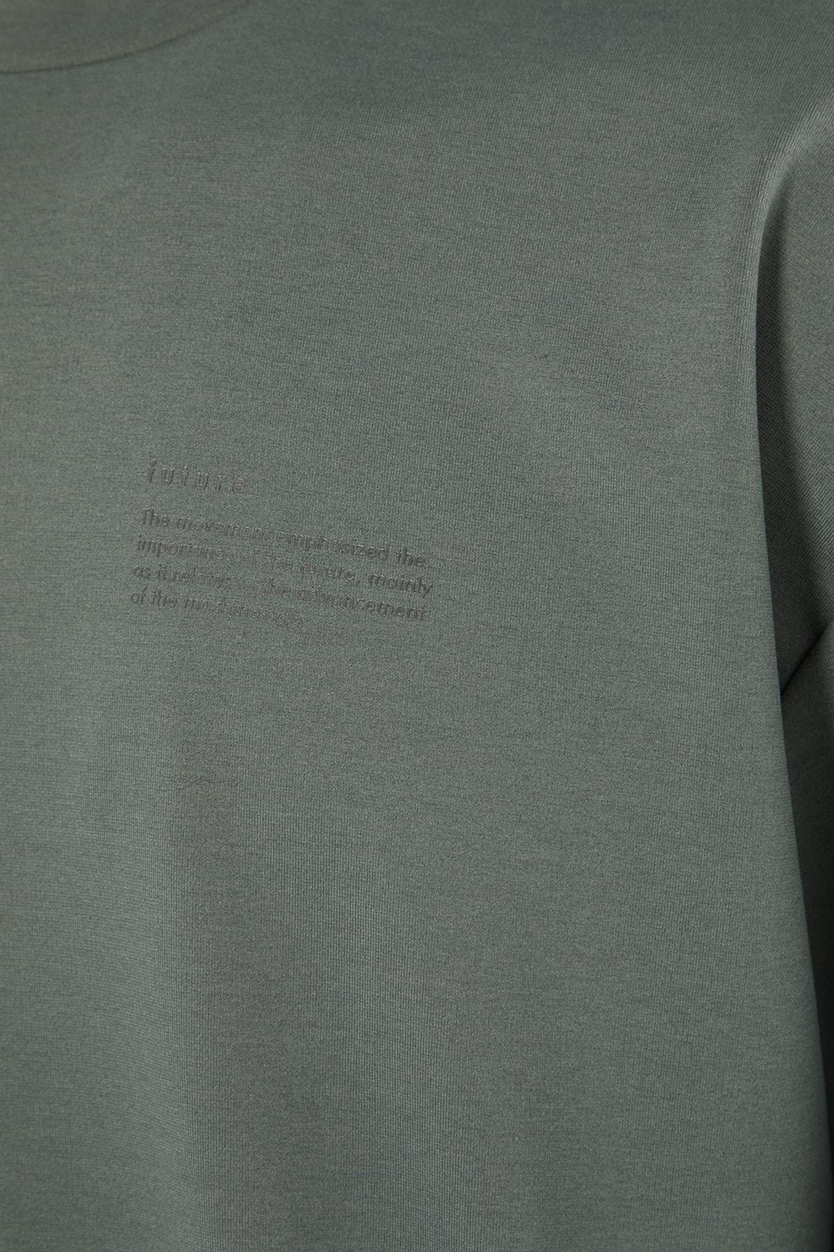 Green Relaxed Crew Neck Sweatshirt, , large image number 6