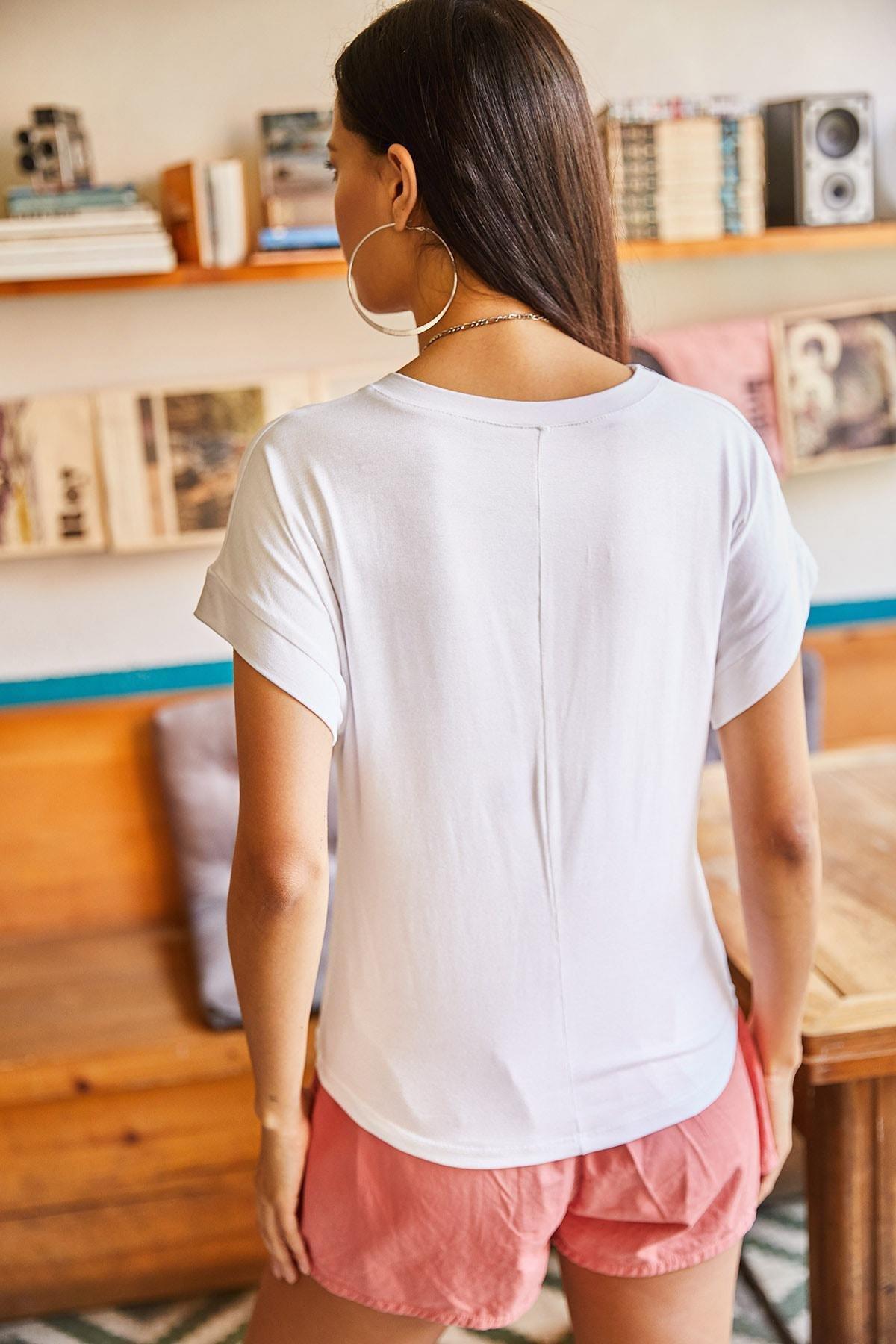 White Knitted Blouse, Ecru, large image number 3