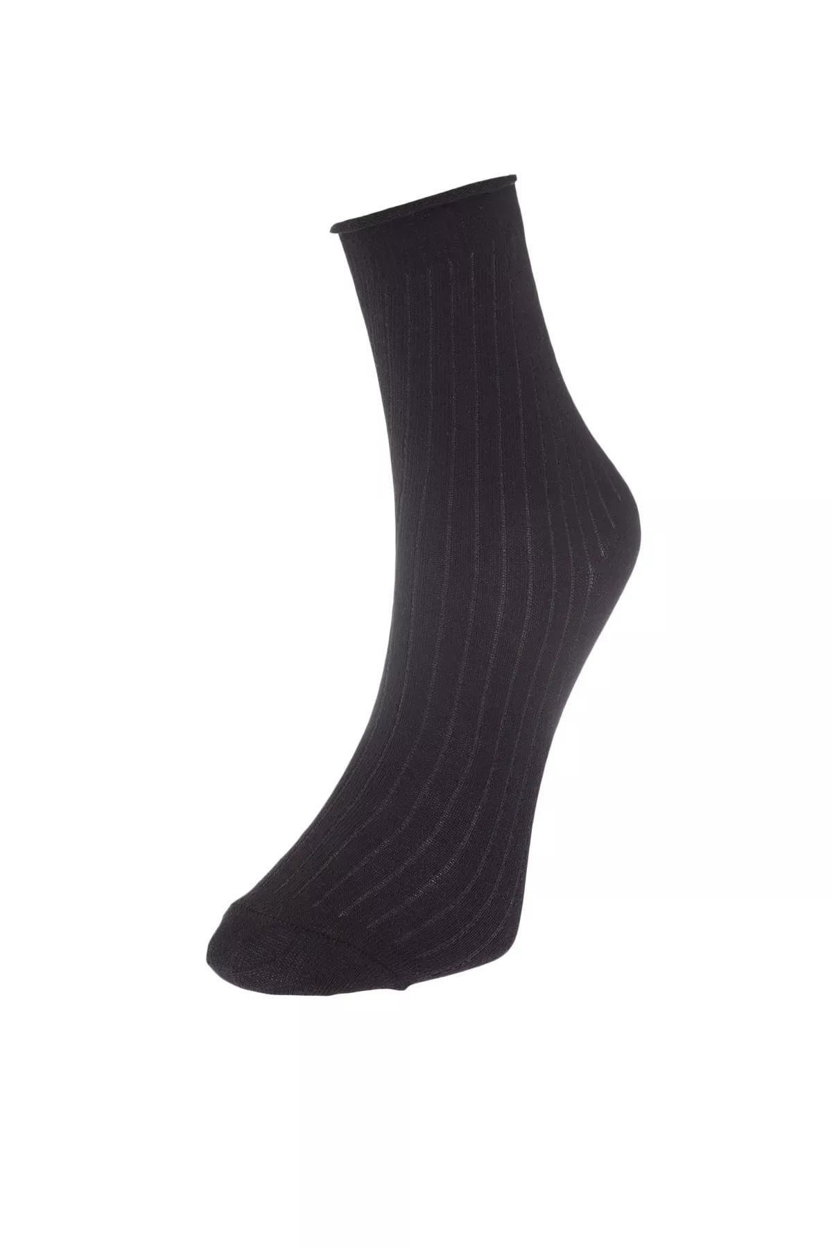 Gray Socks , Set Of 3, Gray, large image number 4