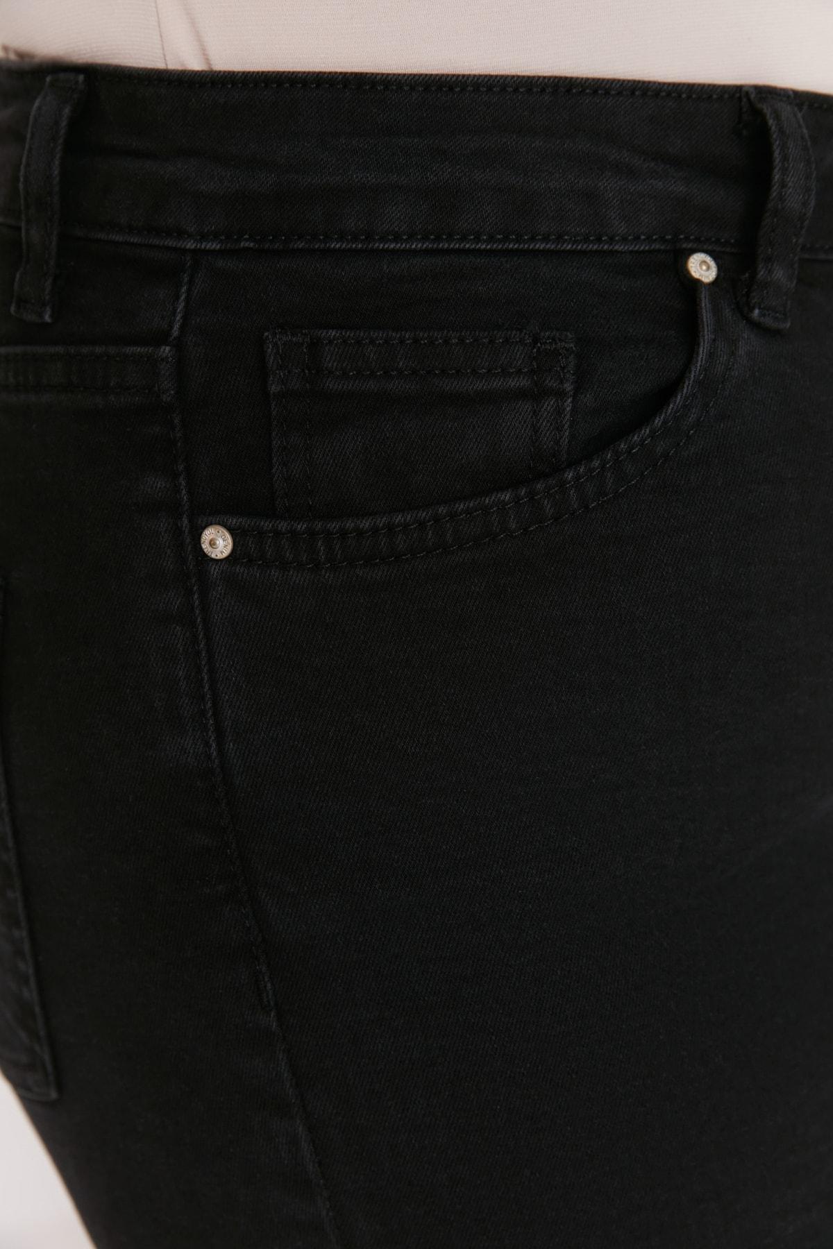 Black Skinny High Waist Plus Size Jeans, , large image number 3