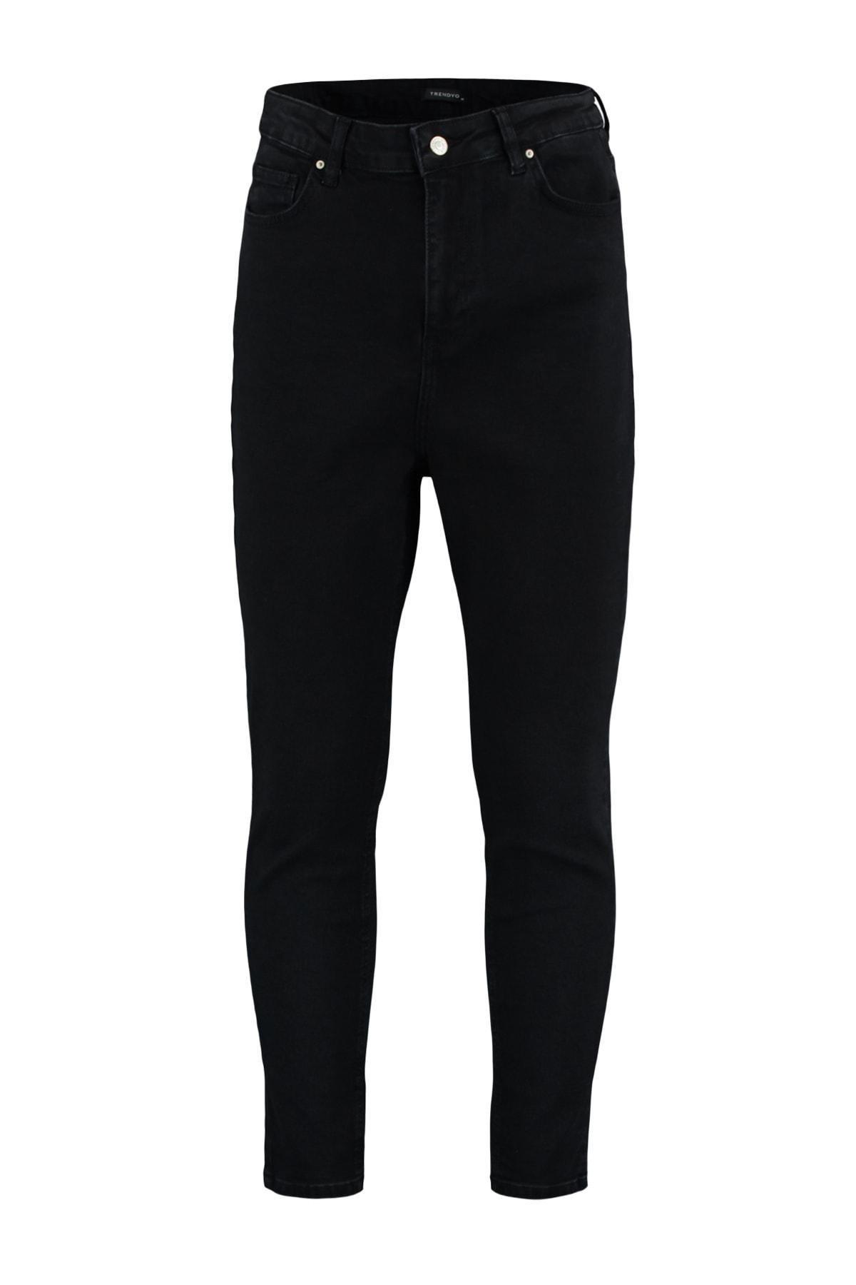Black Skinny High Waist Plus Size Jeans, , large image number 7