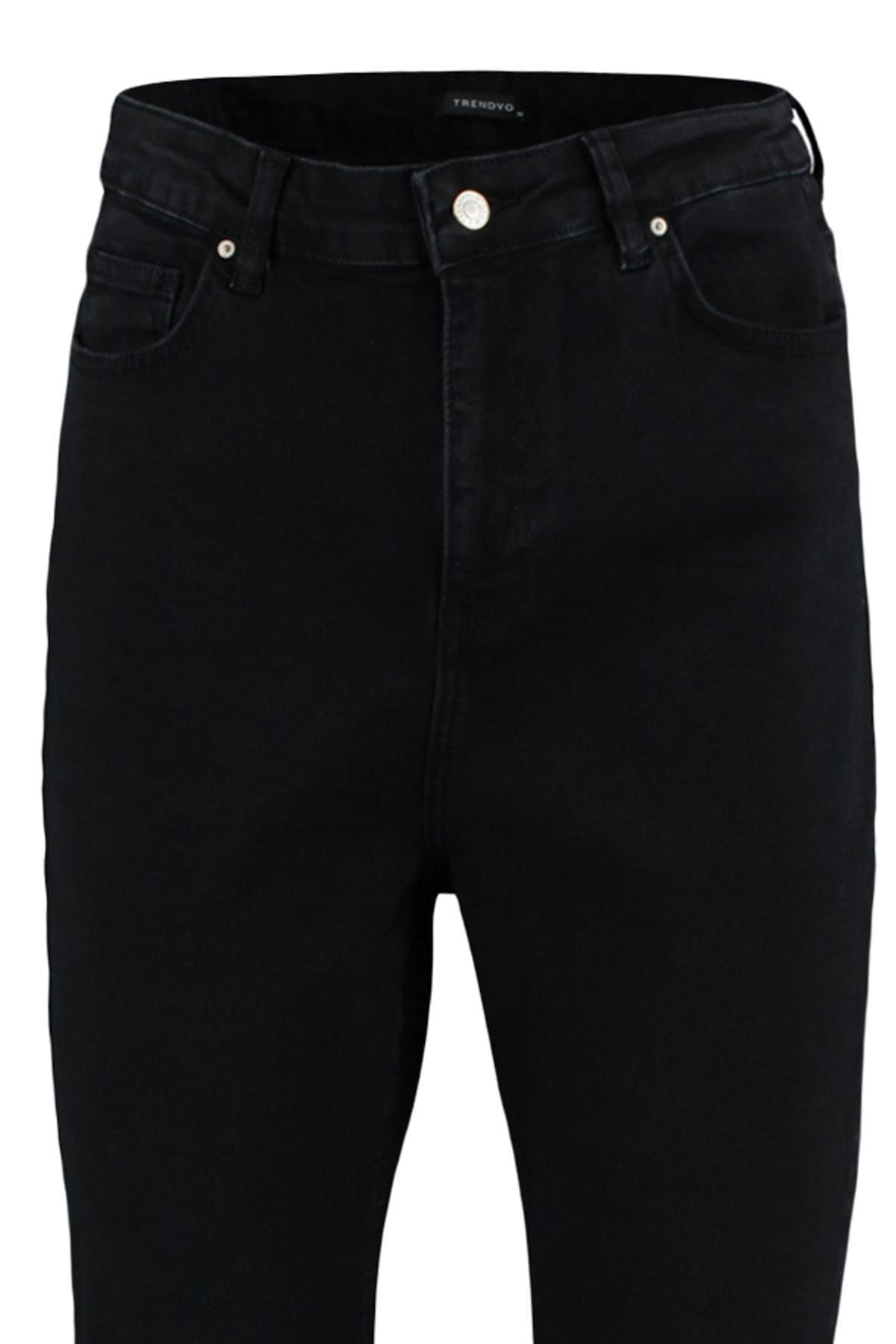 Black Skinny High Waist Plus Size Jeans, , large image number 8