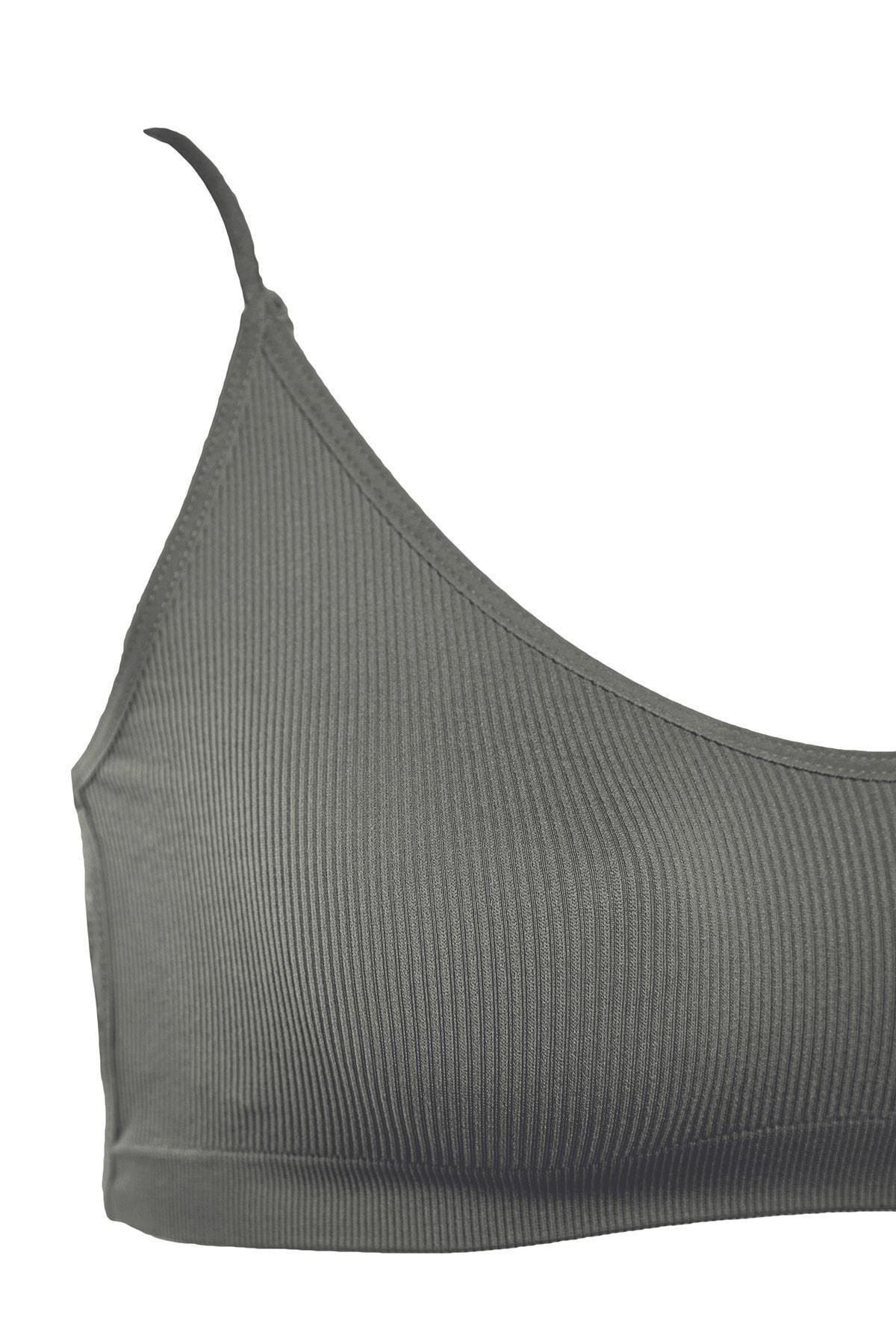 Trendyol - Gray Plain Bralette