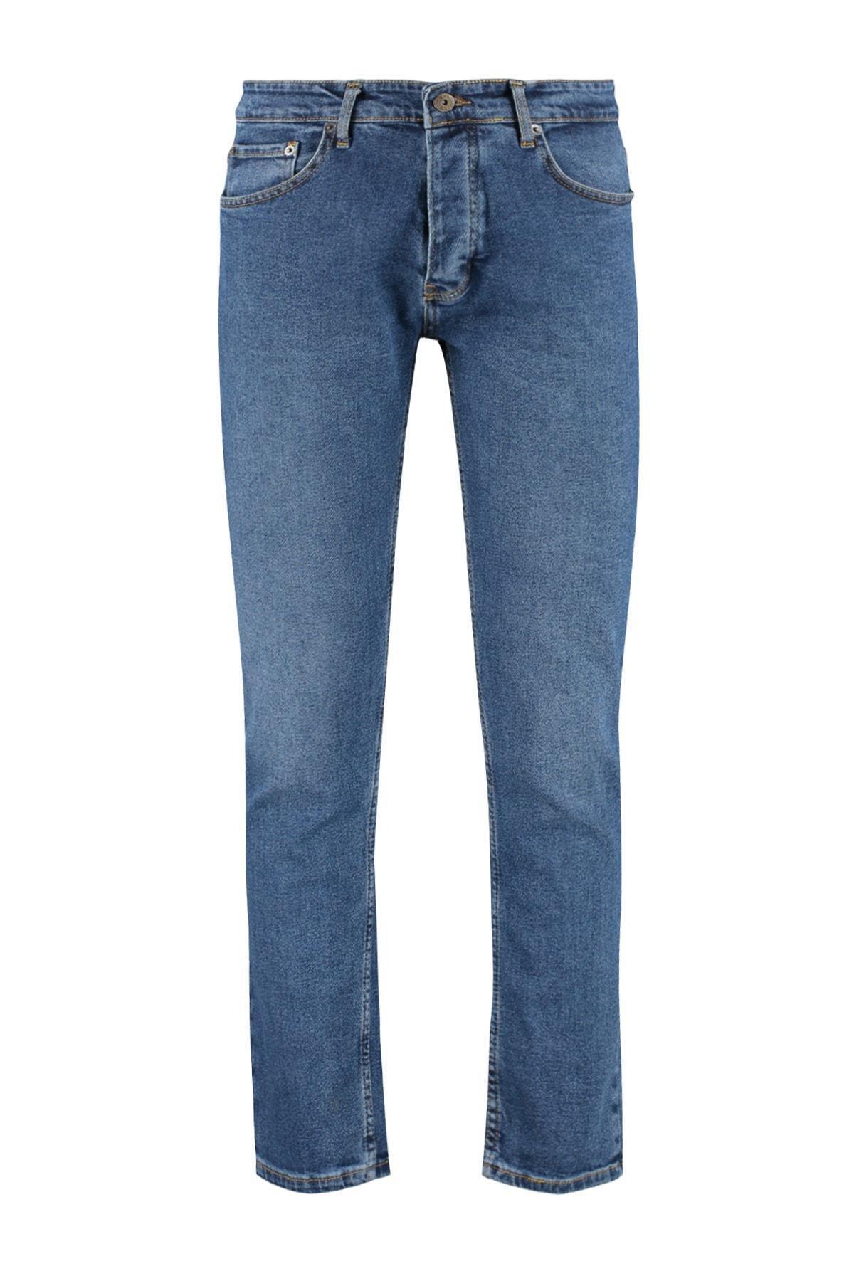 Trendyol - Navy Slim Denim Jeans
