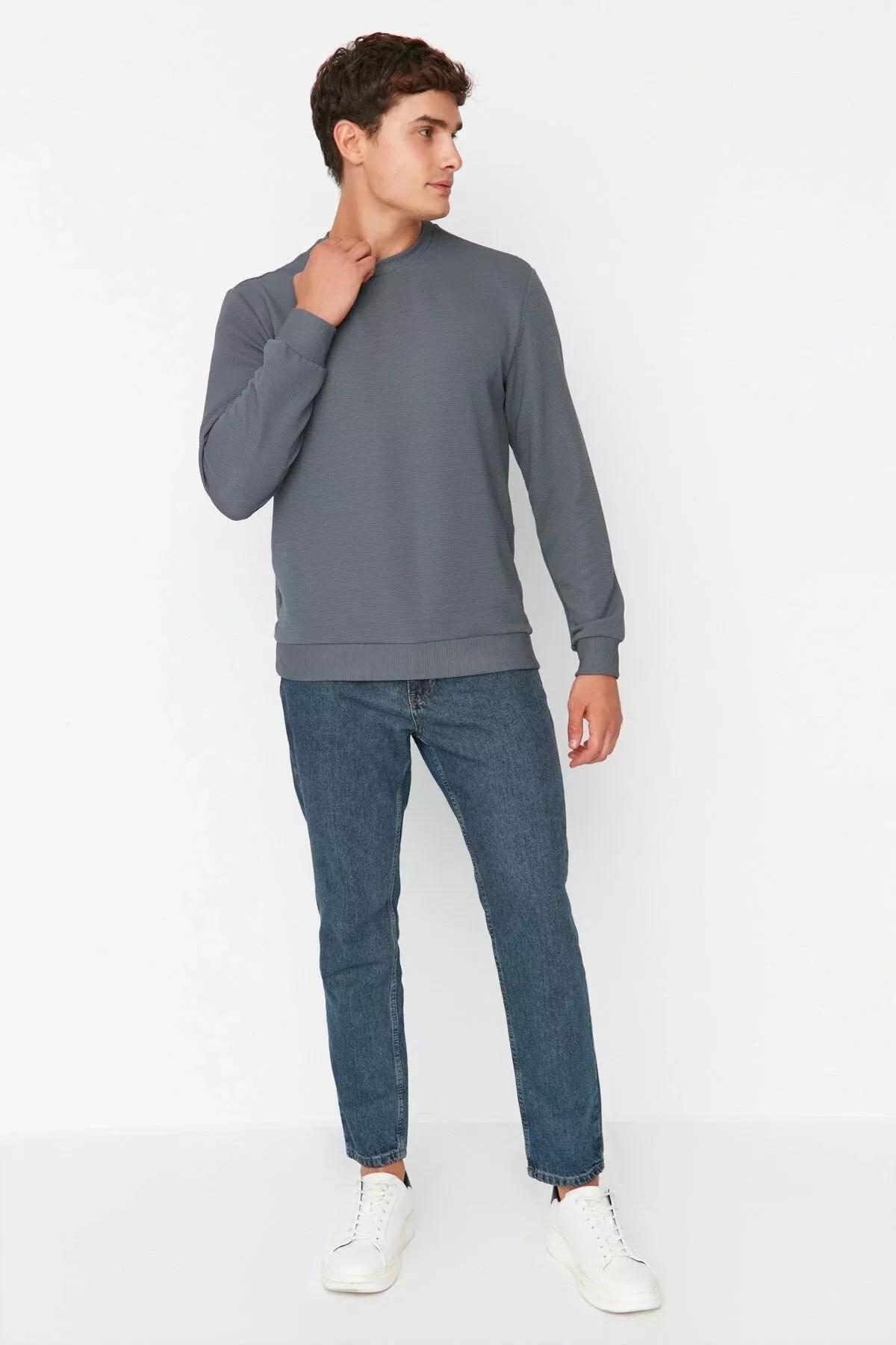 Blue Slim Denim Jeans, Blue, large image number 2