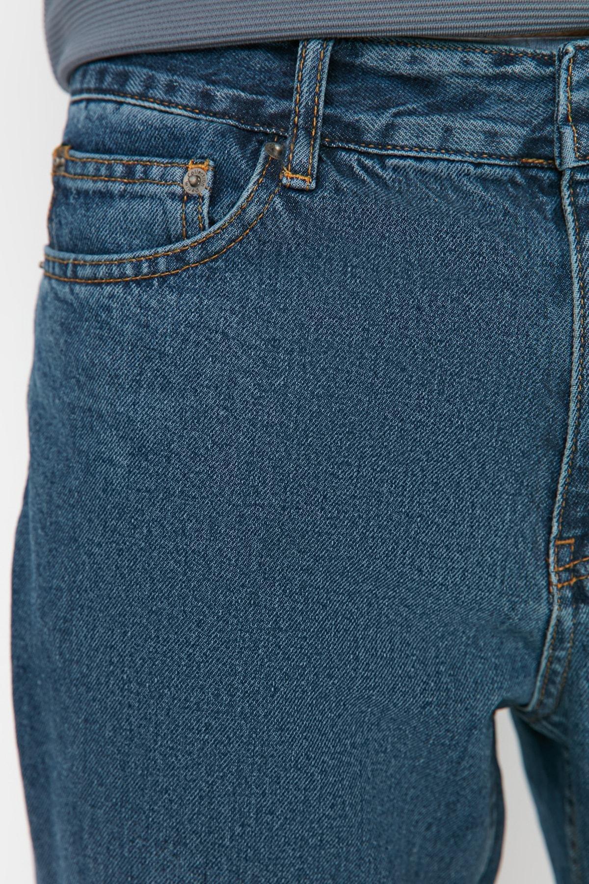 Blue Slim Denim Jeans, Blue, large image number 3