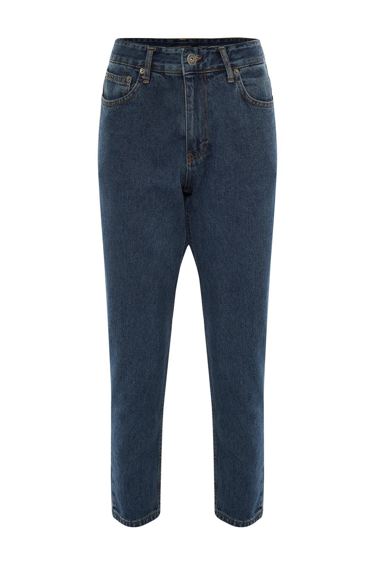 Blue Slim Denim Jeans, Blue, large image number 6