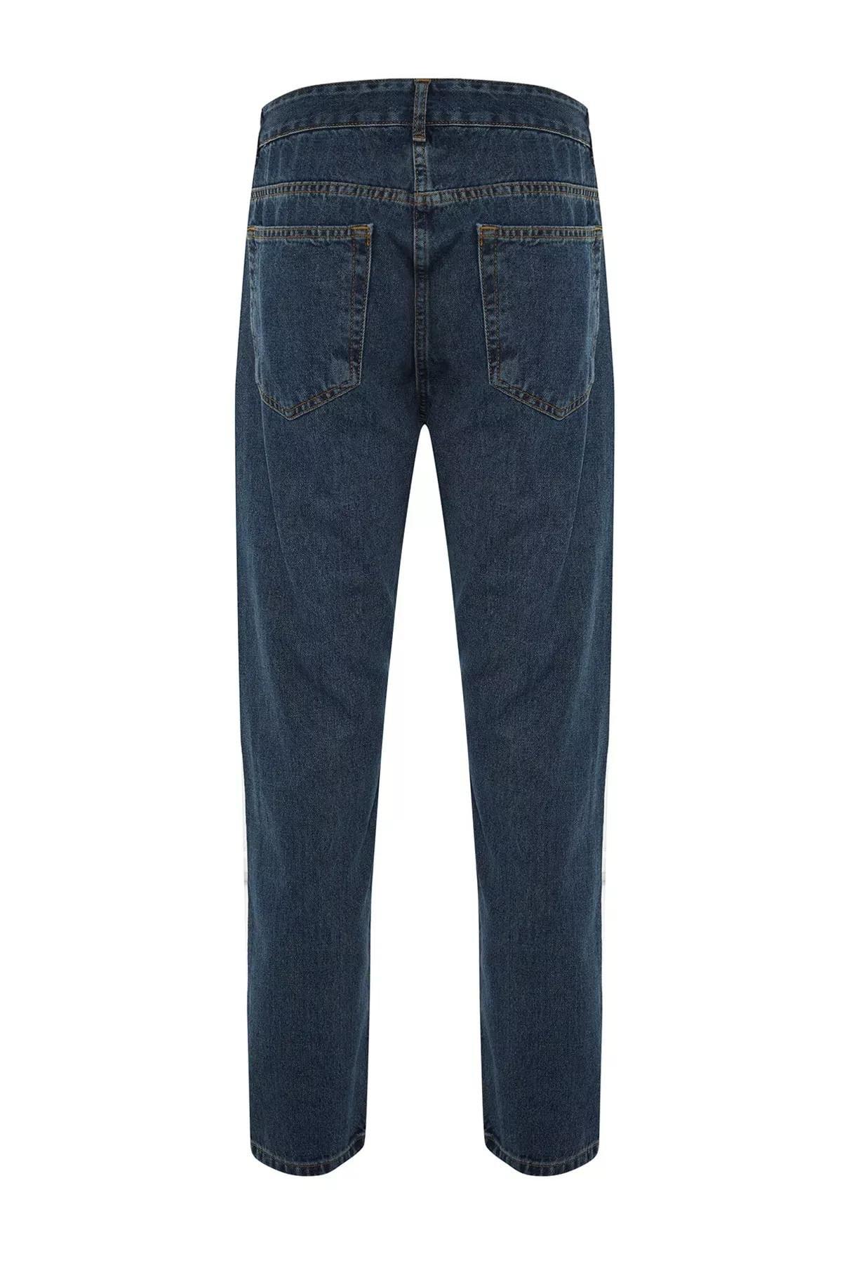 Blue Slim Denim Jeans, Blue, large image number 6