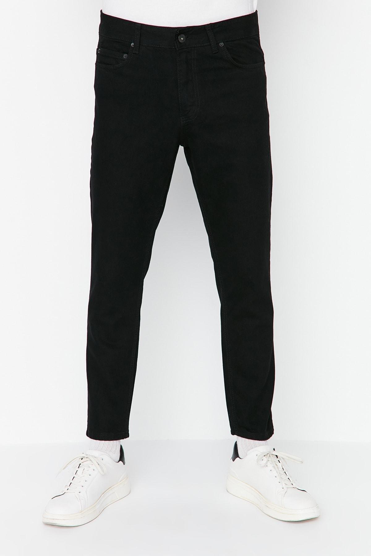 Trendyol - Black Slim Denim Jeans