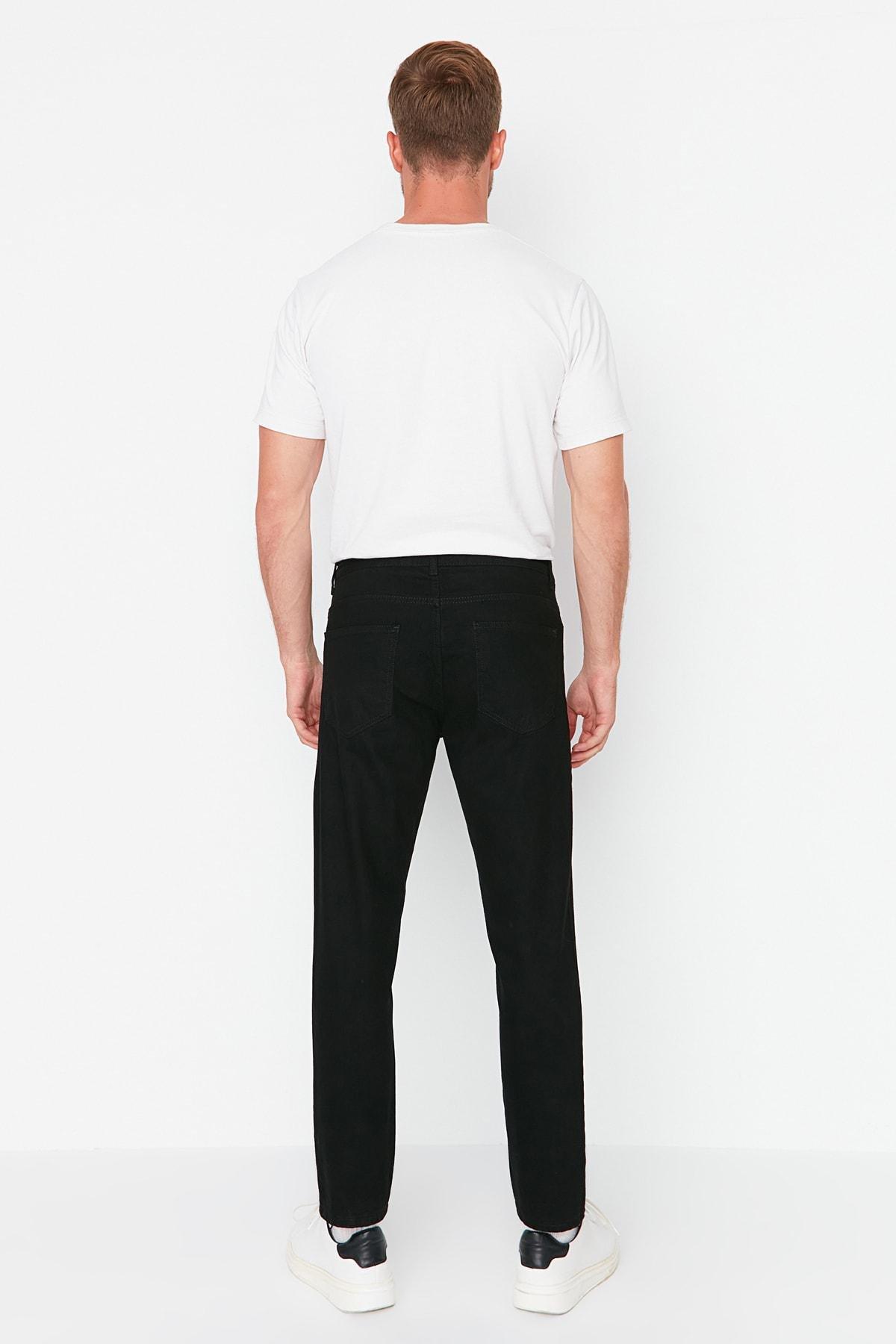 Black Slim Denim Jeans, , large image number 5