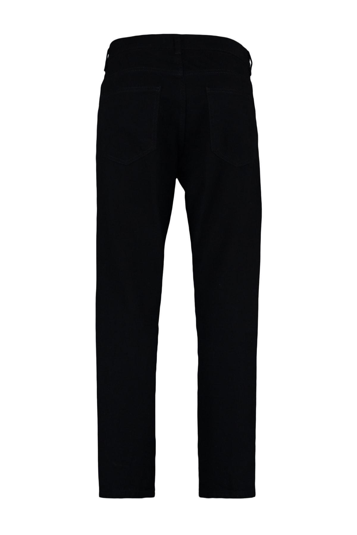 Black Slim Denim Jeans, , large image number 6
