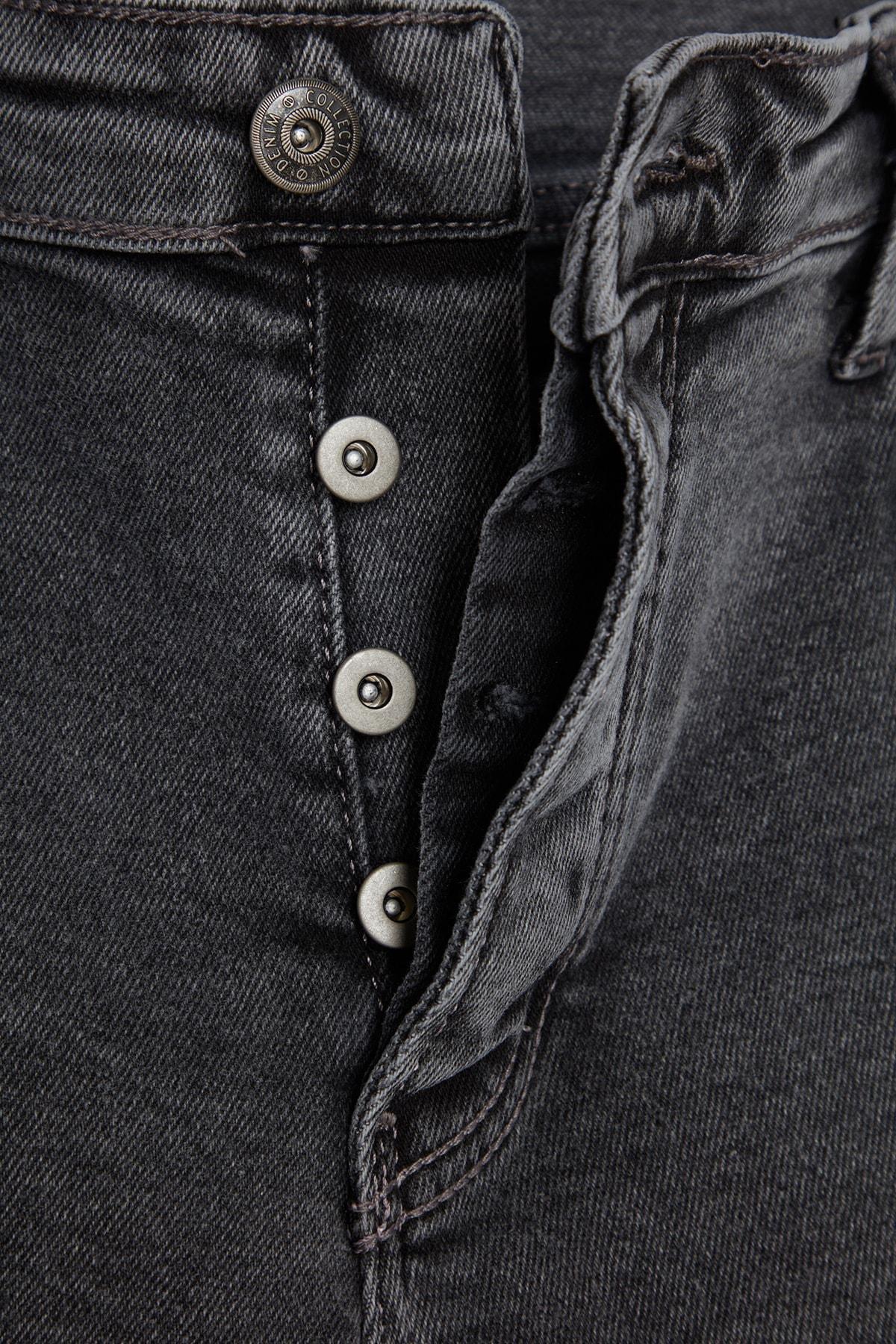 Gray Slim Denim Jeans, , large image number 7