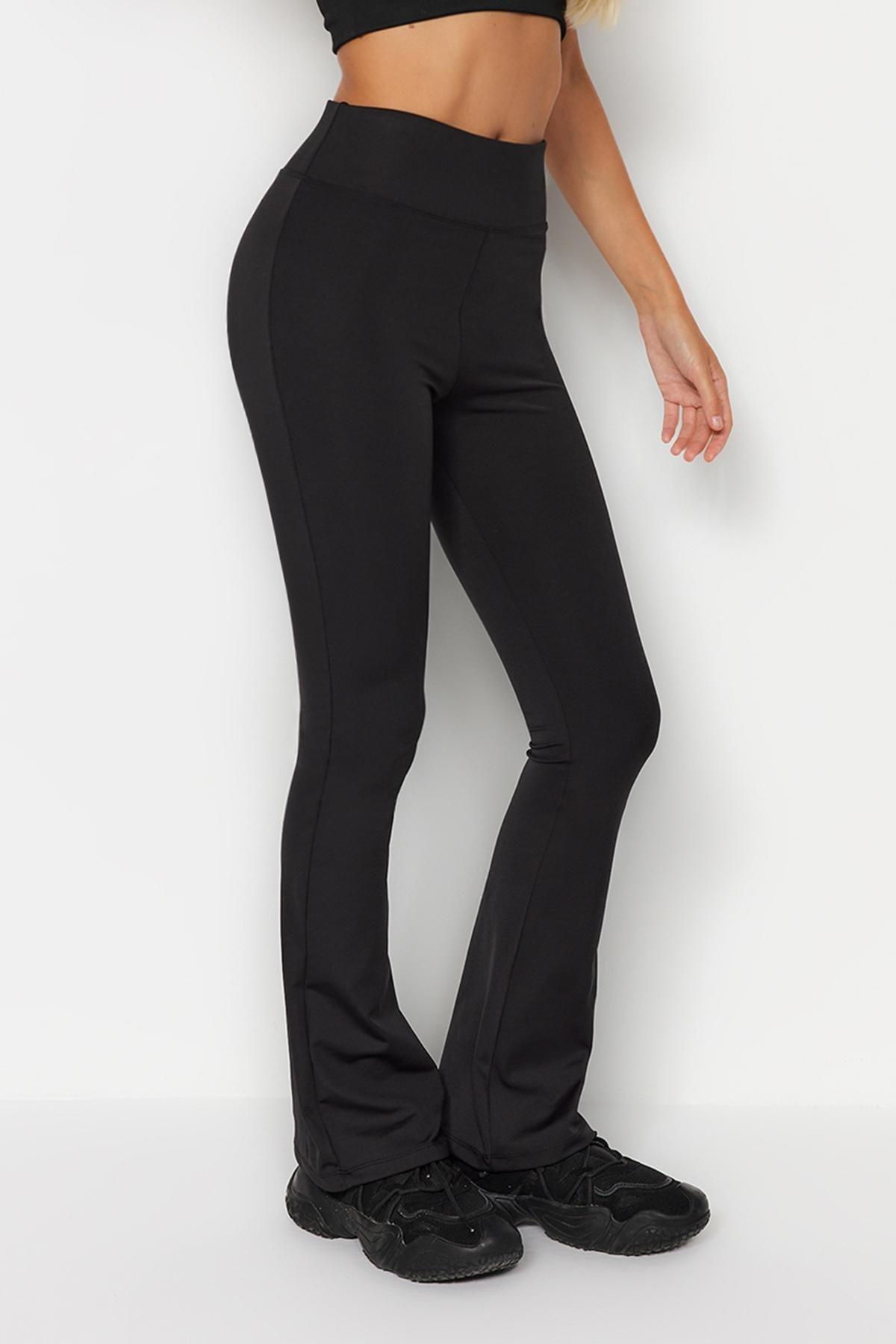 Black Fitted Leggings, , large image number 2