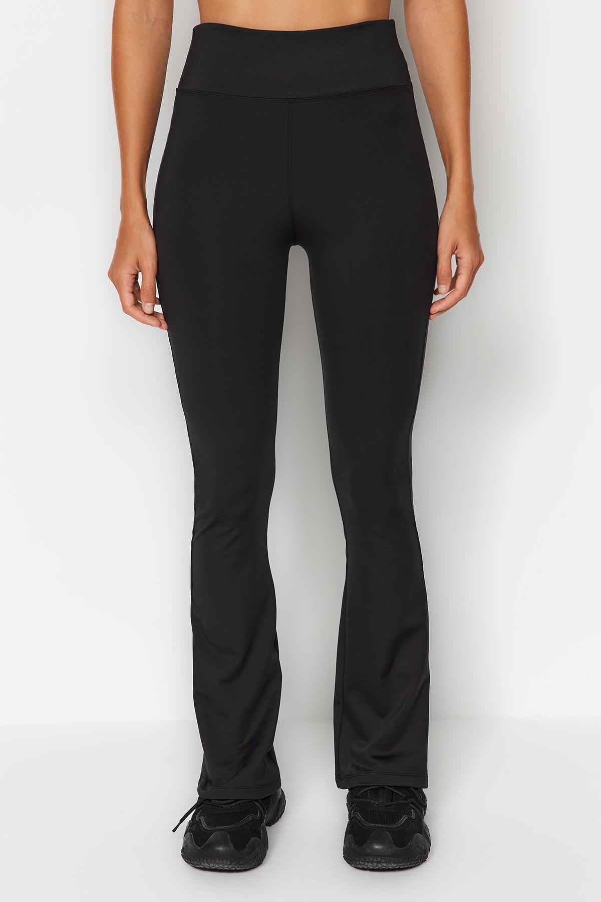 Black Fitted Leggings, , large image number 4