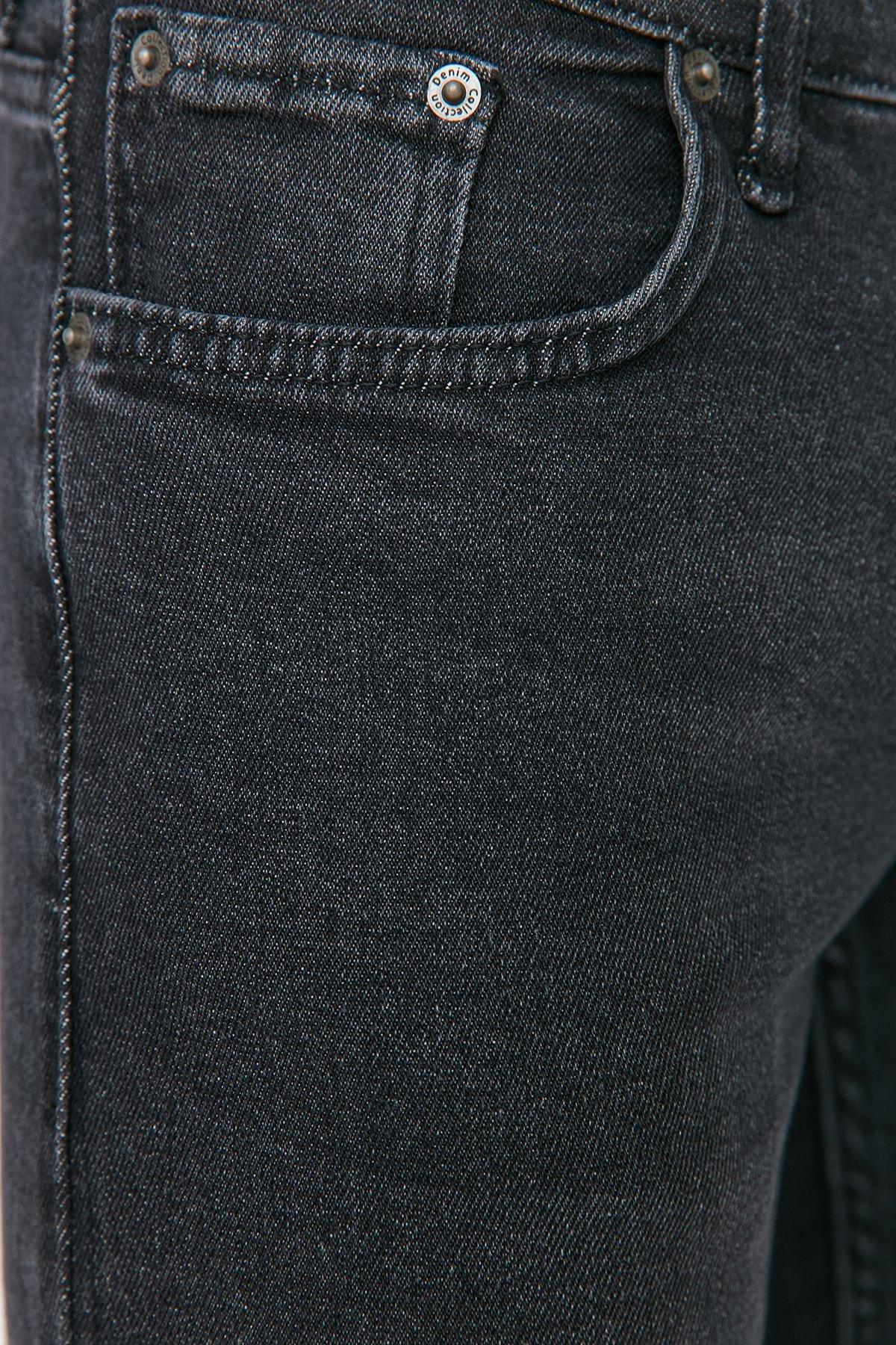 Grey Slim Denim Jeans, , large image number 4