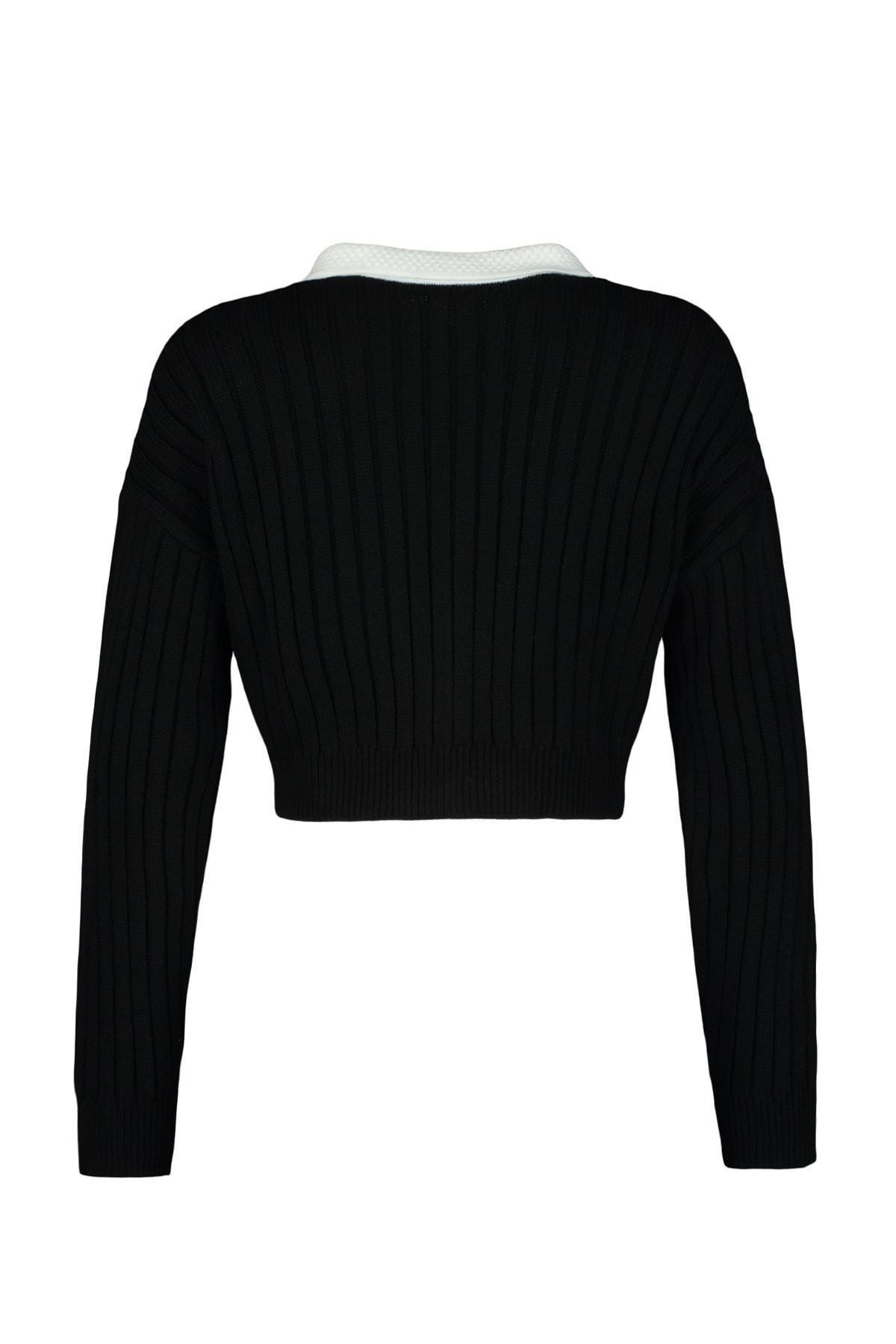 Black Regular Cardigan, , large image number 7