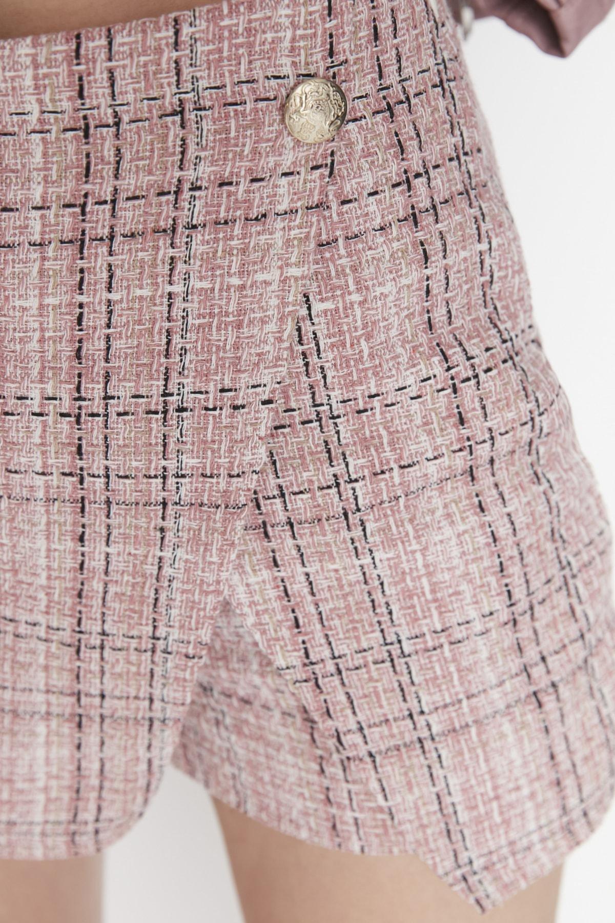 Pink High Waist Shorts, Pink, large image number 3
