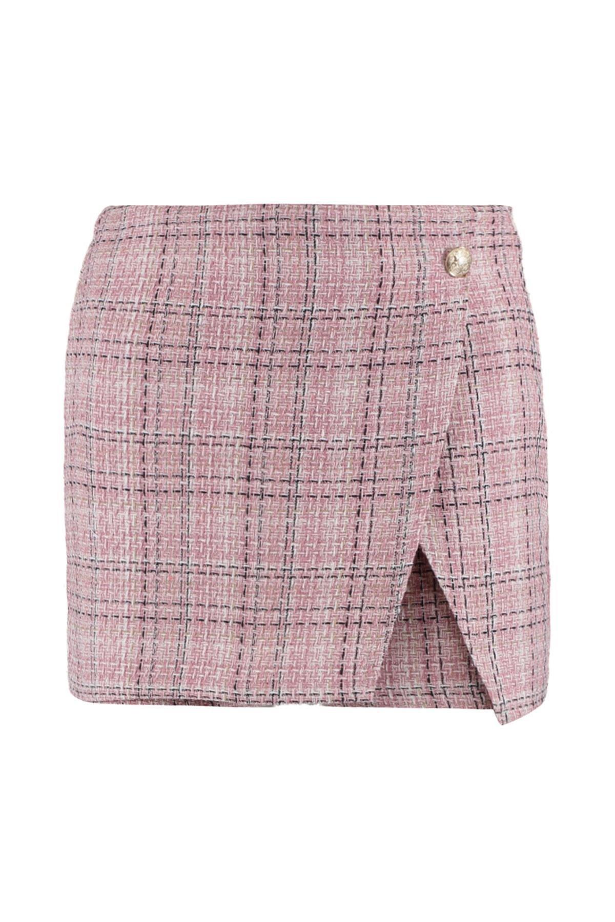 Pink High Waist Shorts, Pink, large image number 5
