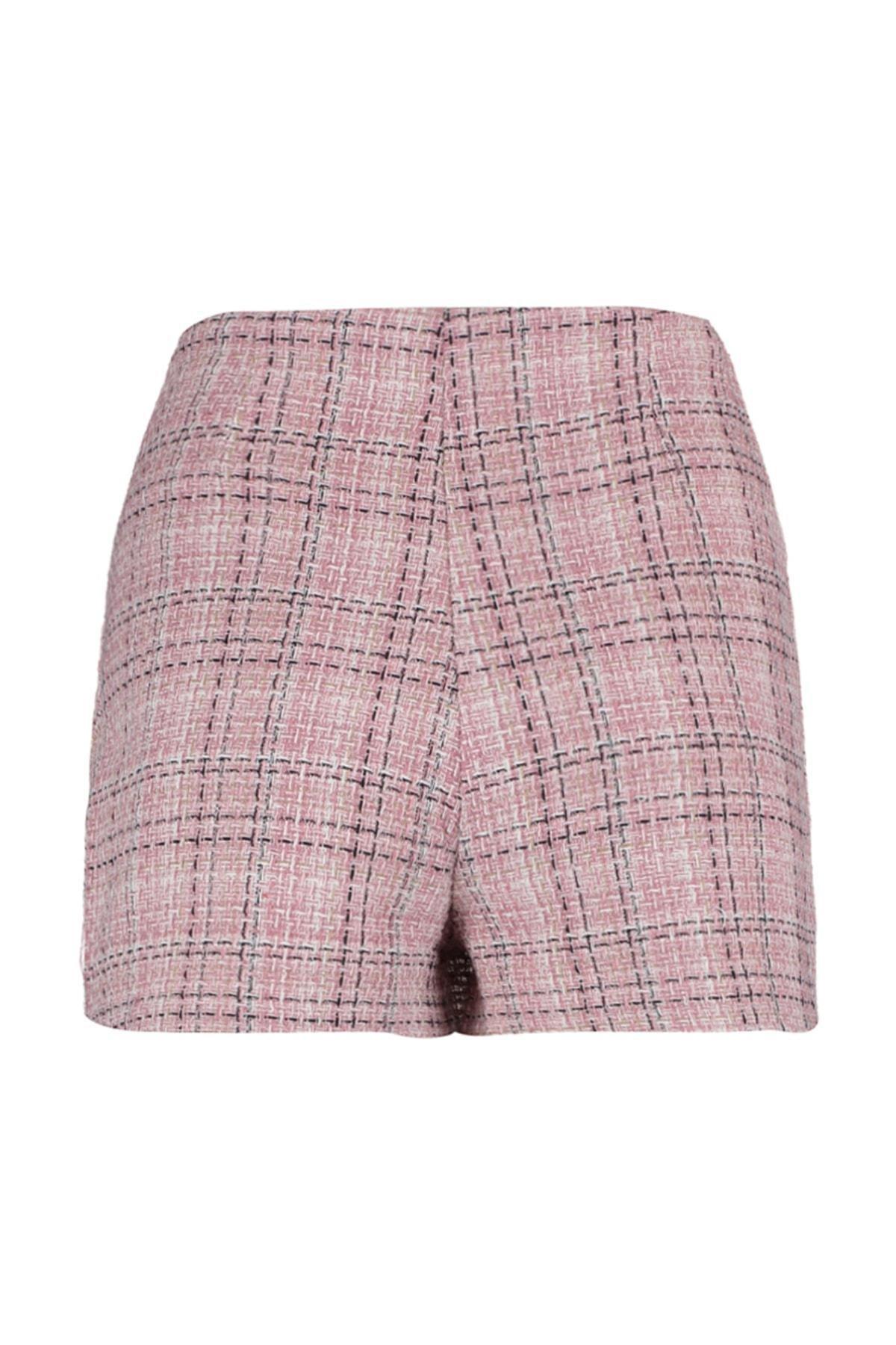 Pink High Waist Shorts, Pink, large image number 7