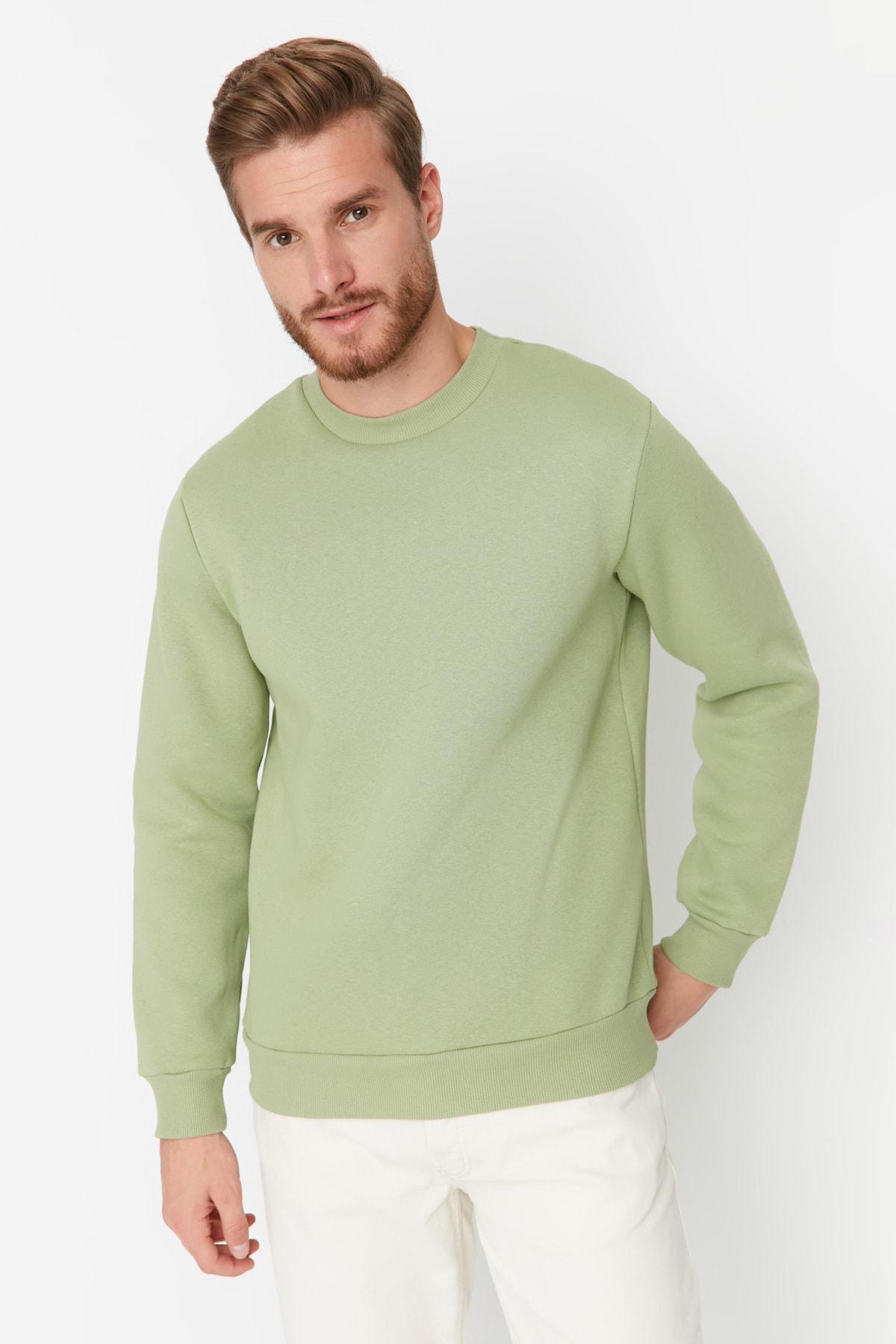 Green Ethnic Pattern Sweatshirt, , large image number 1